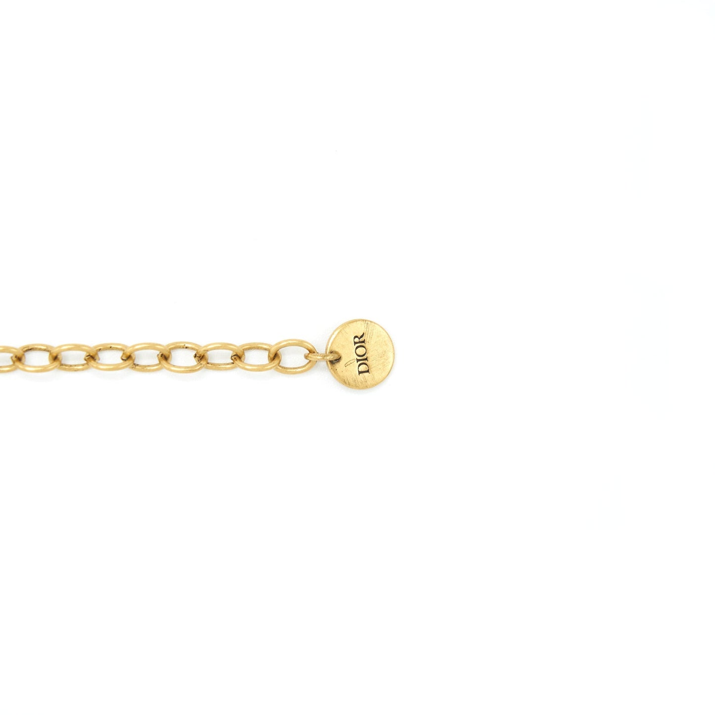 Luxury Dior J’aLuxury Dior Choker Antique Gold-Finish Metal