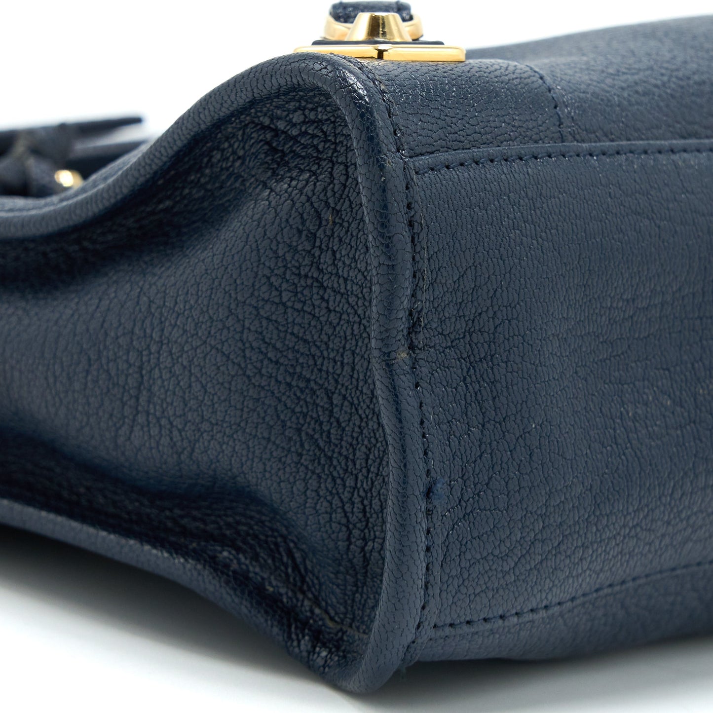 Balenciaga Mini City Bag Navy GHW