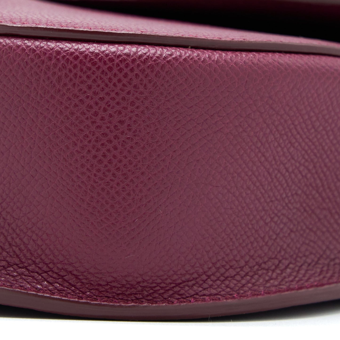 Celine Compact Trotteur Crossbody Shoulder Bag Dark Purple GHW