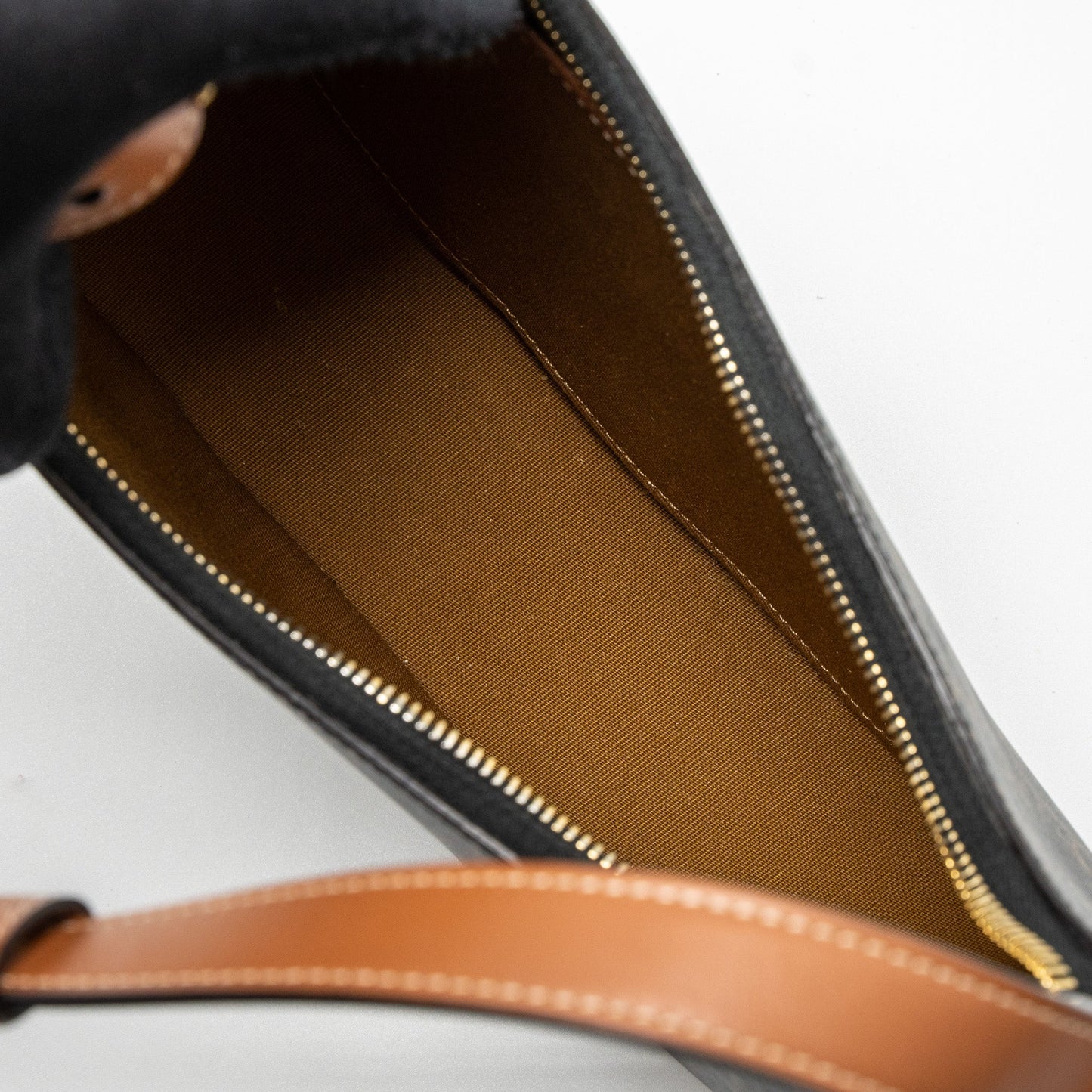 Celine Ava Bag Triomphe Canvas Tan GHW