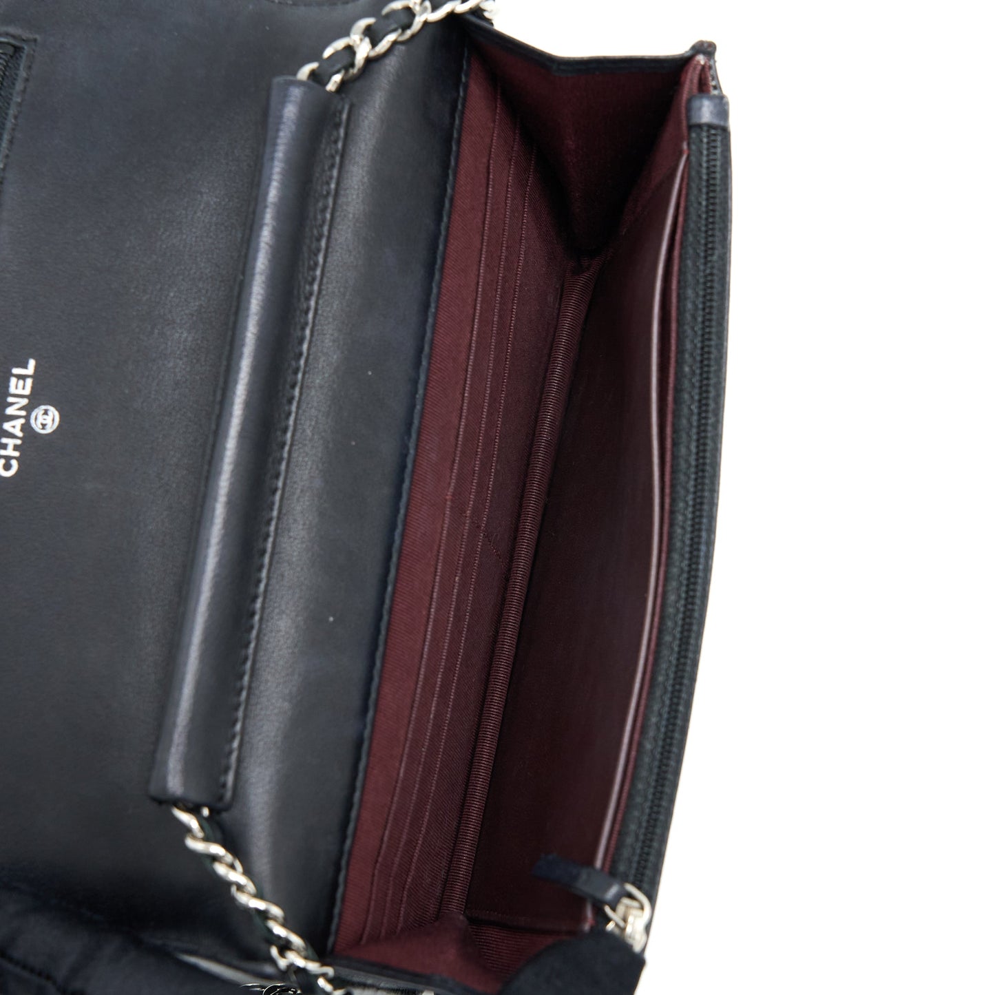Chanel Classic Wallet On Chain Lambskin Black SHW