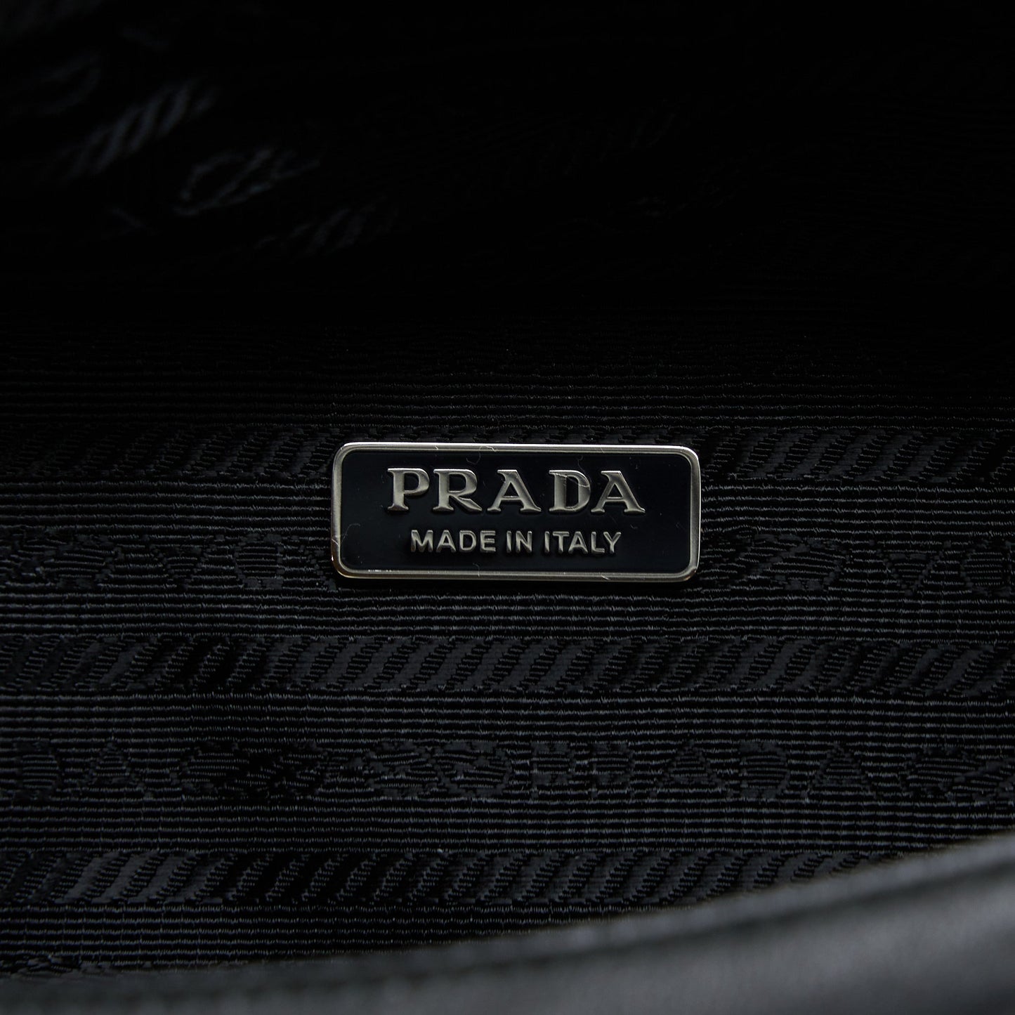 Prada Padded Nappa Triangle Bag Black SHW