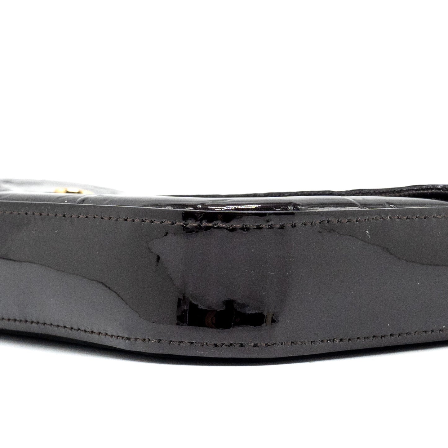 Louis Vuitton Felicie Pochette Monogram Patent Amatante GHW