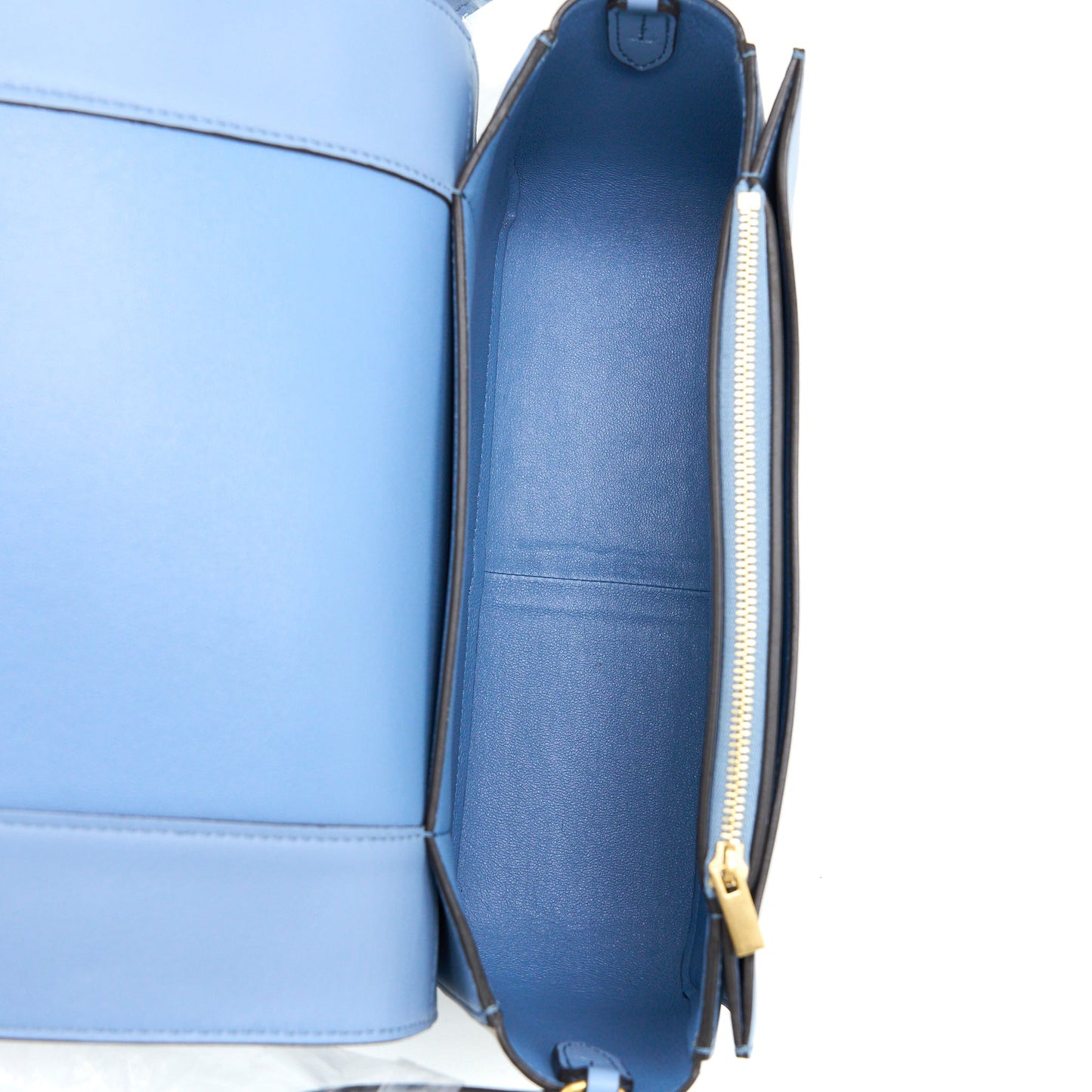 Celine Medium Frame Bag Multicolour Blue/Light Taupe GHW