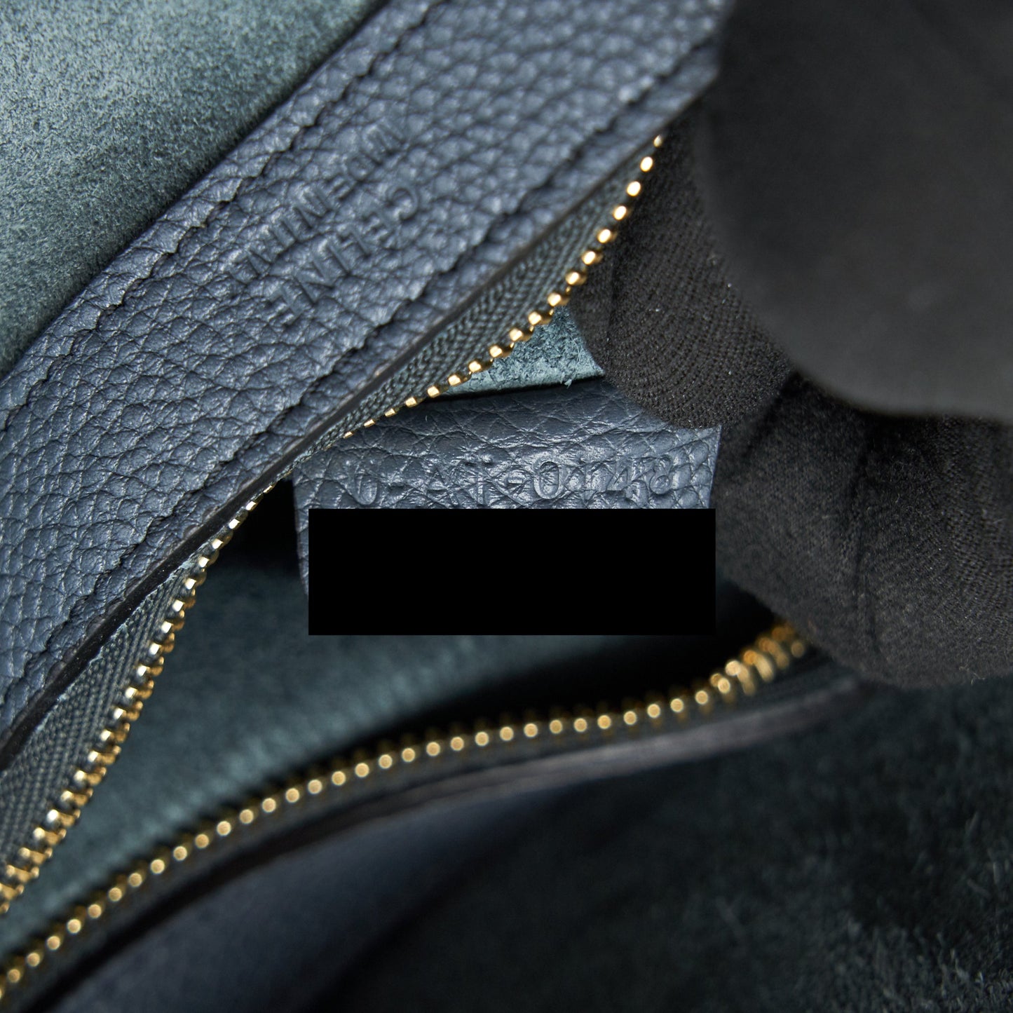 Celine Cabas Phantom Grained Calfskin