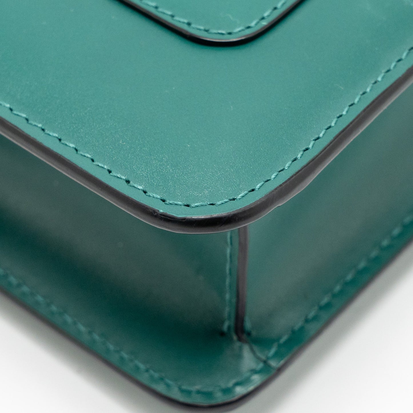 Bvlgari Serpenti Forever Crossbody Bag Calfskin Green LGHW