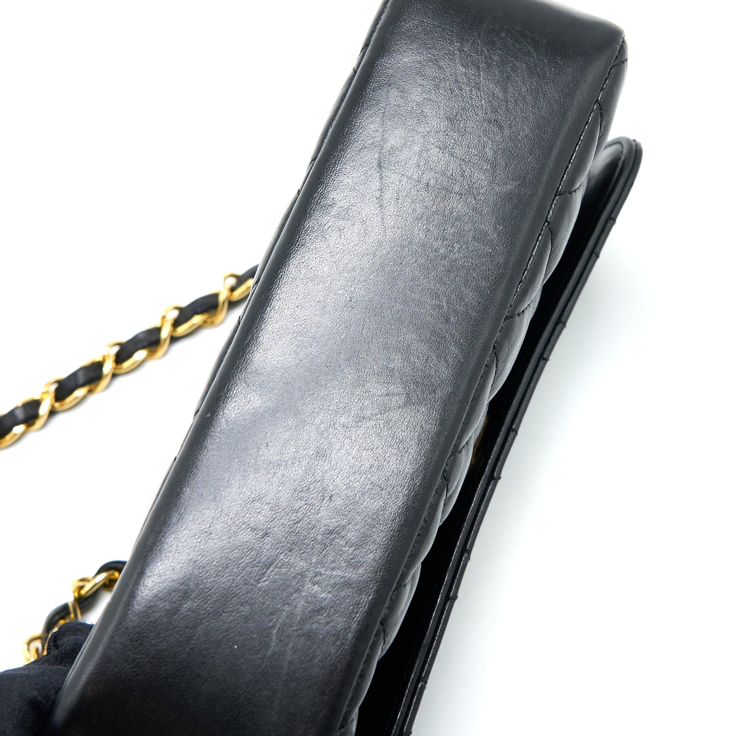 Chanel Vintage Mini Flap Bag Lambskin Black GHW