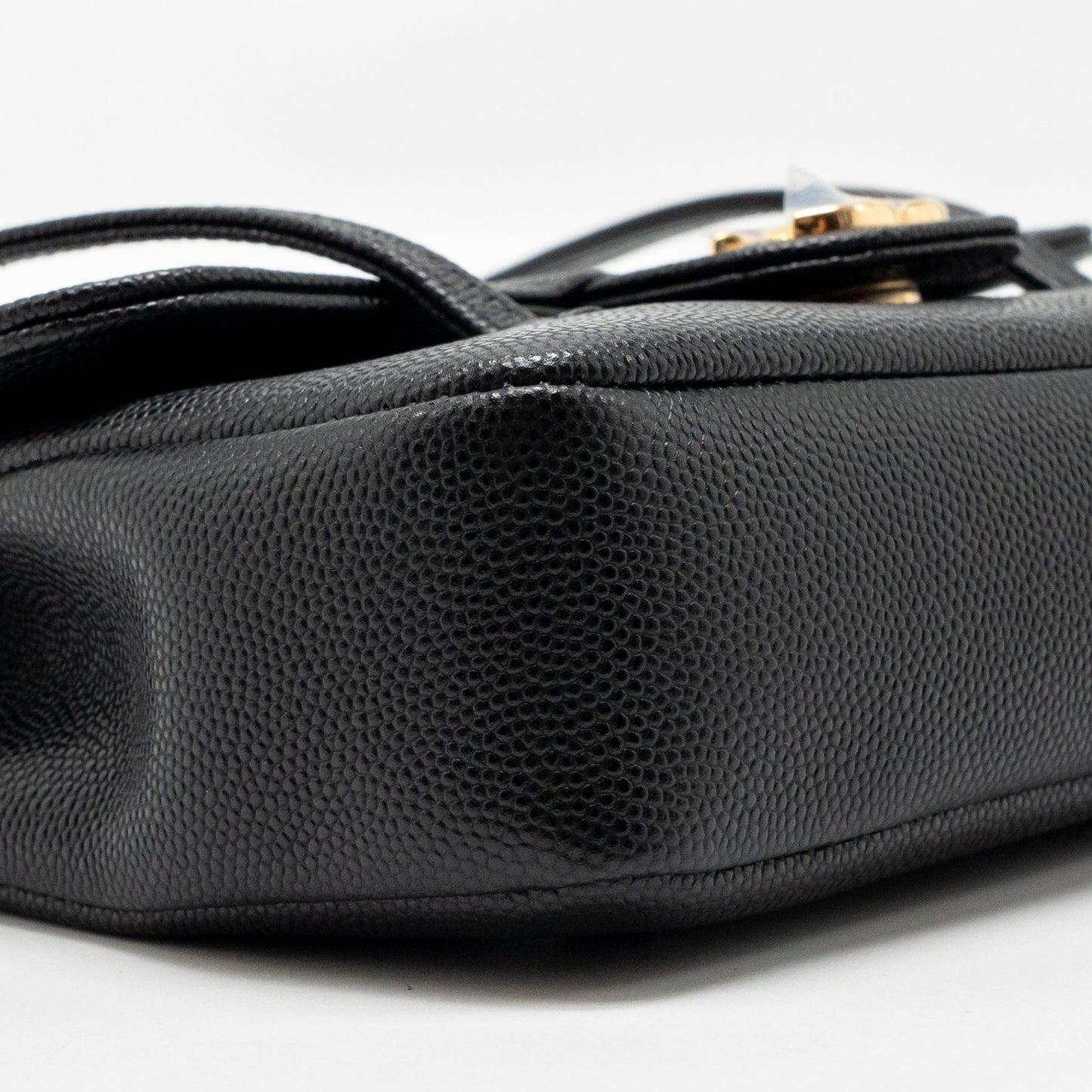 Chanel 26p Preppy Coco Clutch Shoulder Bag Caviar Black GHW (microchip)