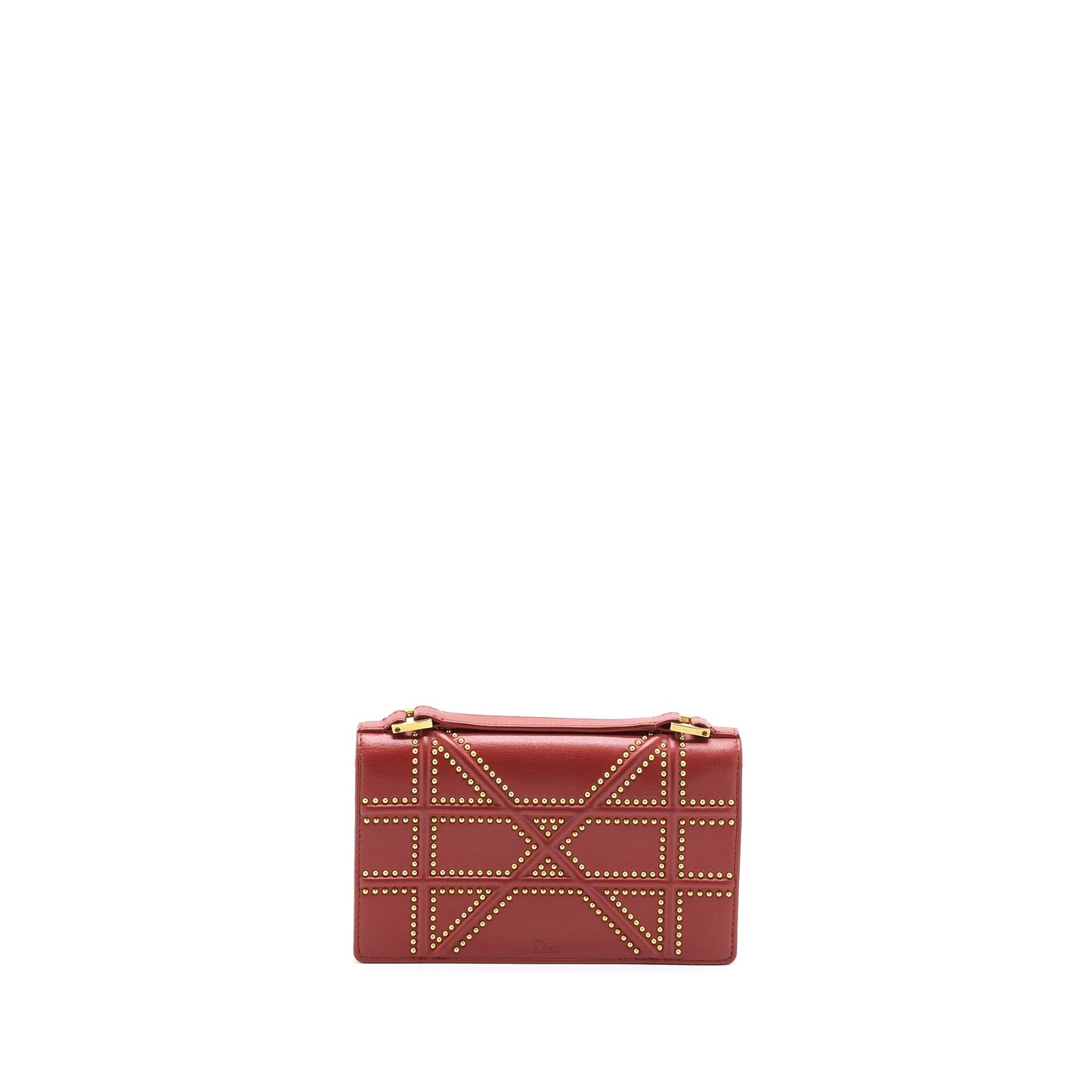 Luxury Dior Luxury Diorama Crossbody Bag With handle Red GHW