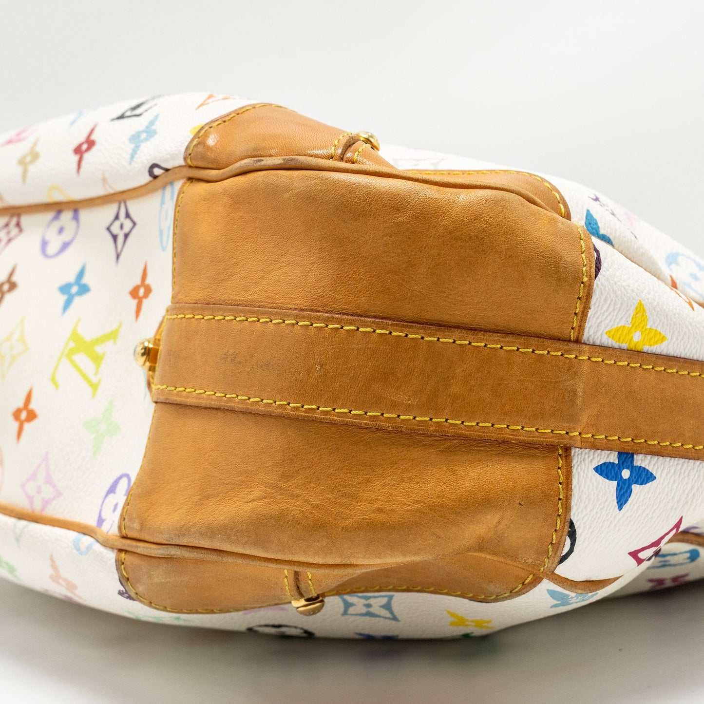 Louis Vuitton Murakami Greta Bag Monogram Canvas White/Multicolour GHW