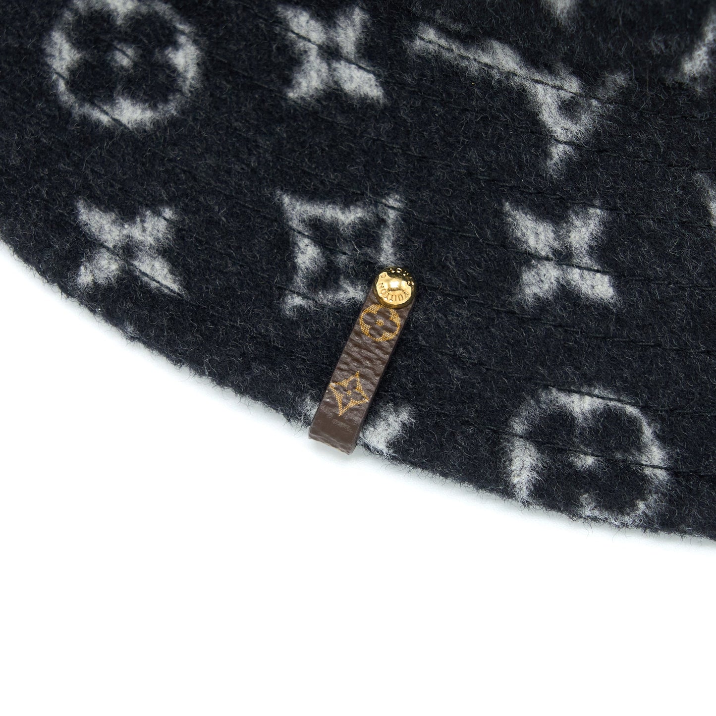 Louis Vuitton Bucket Hat Black/Grey/Noir Monogram