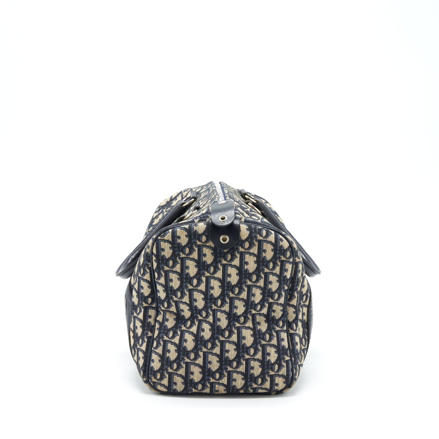 Luxury Dior Vintage Speedy Bag Blue Oblique Canvas