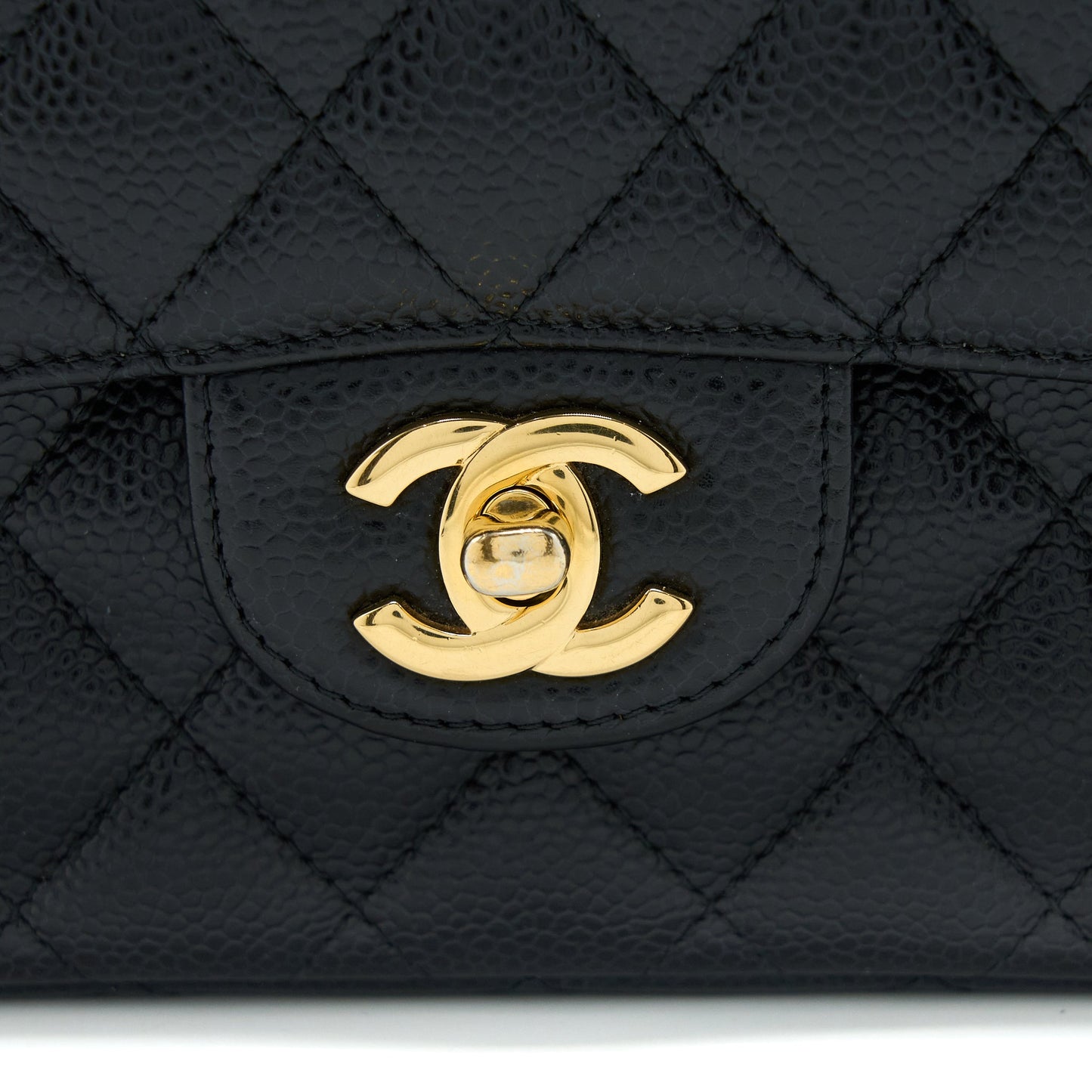 Chanel Medium Classic Double Flap Bag Caviar Black GHW