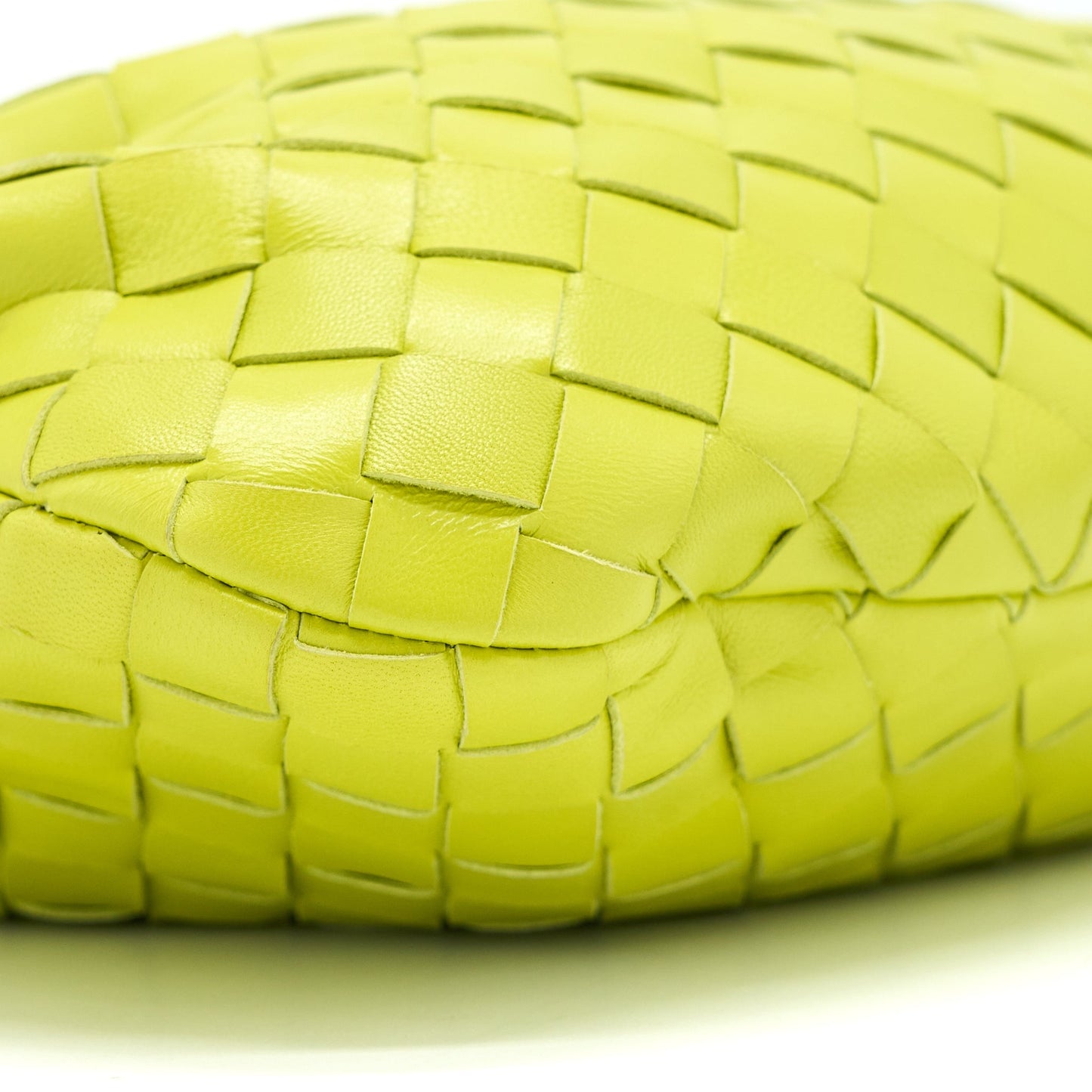 Bottega Veneta Mini Jodie Kiwi GHW
