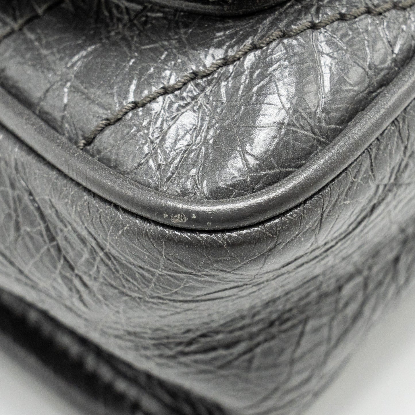 Saint Laurent Niki Baby calfskin grey SHW