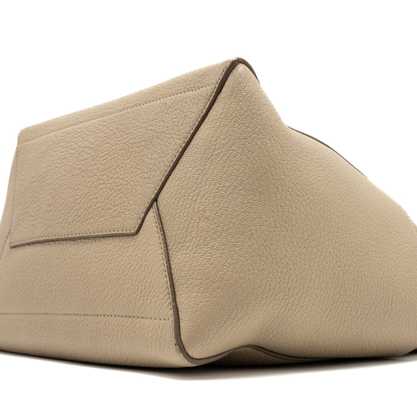 Celine Sangle Bucket Bag Calfskin Beige GHW