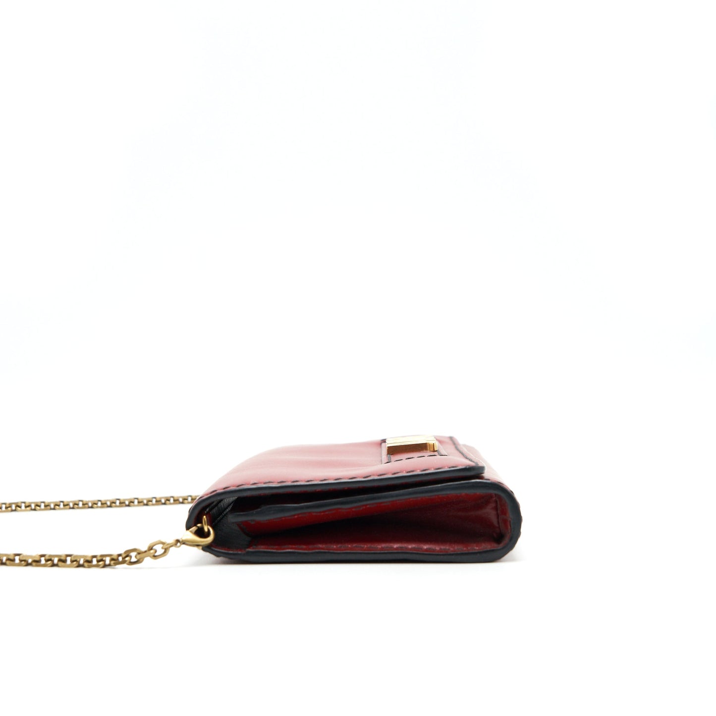 Luxury Dior J'aLuxury Dior Small long Wallet on Chain Red with GHW