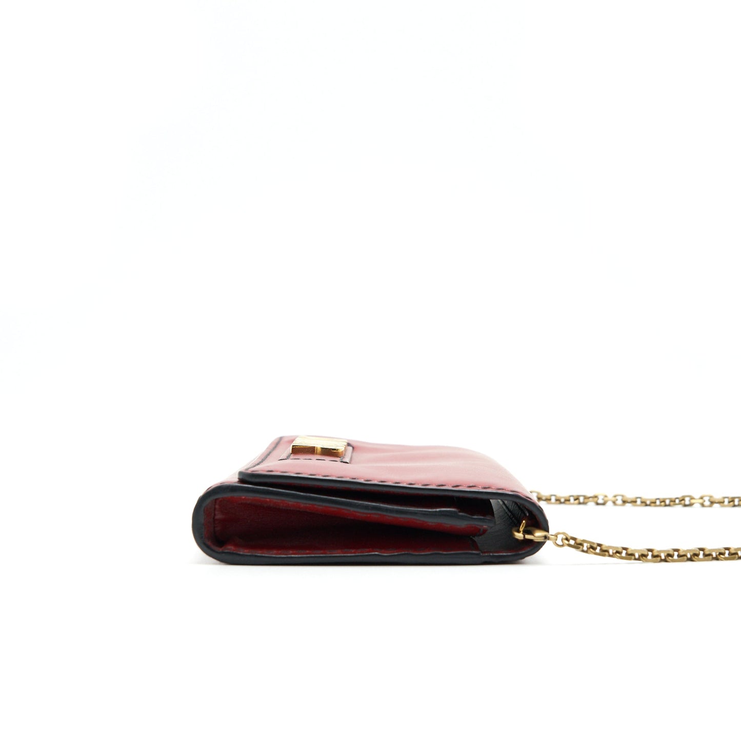 Luxury Dior J'aLuxury Dior Small long Wallet on Chain Red with GHW