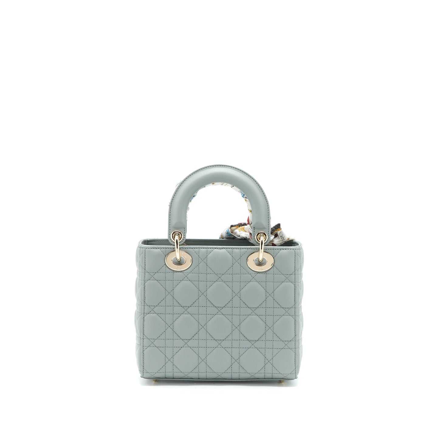 Luxury Dior Small Lady Luxury Dior My ABCLuxury Dior Lambskin Cannage Gray LGHW