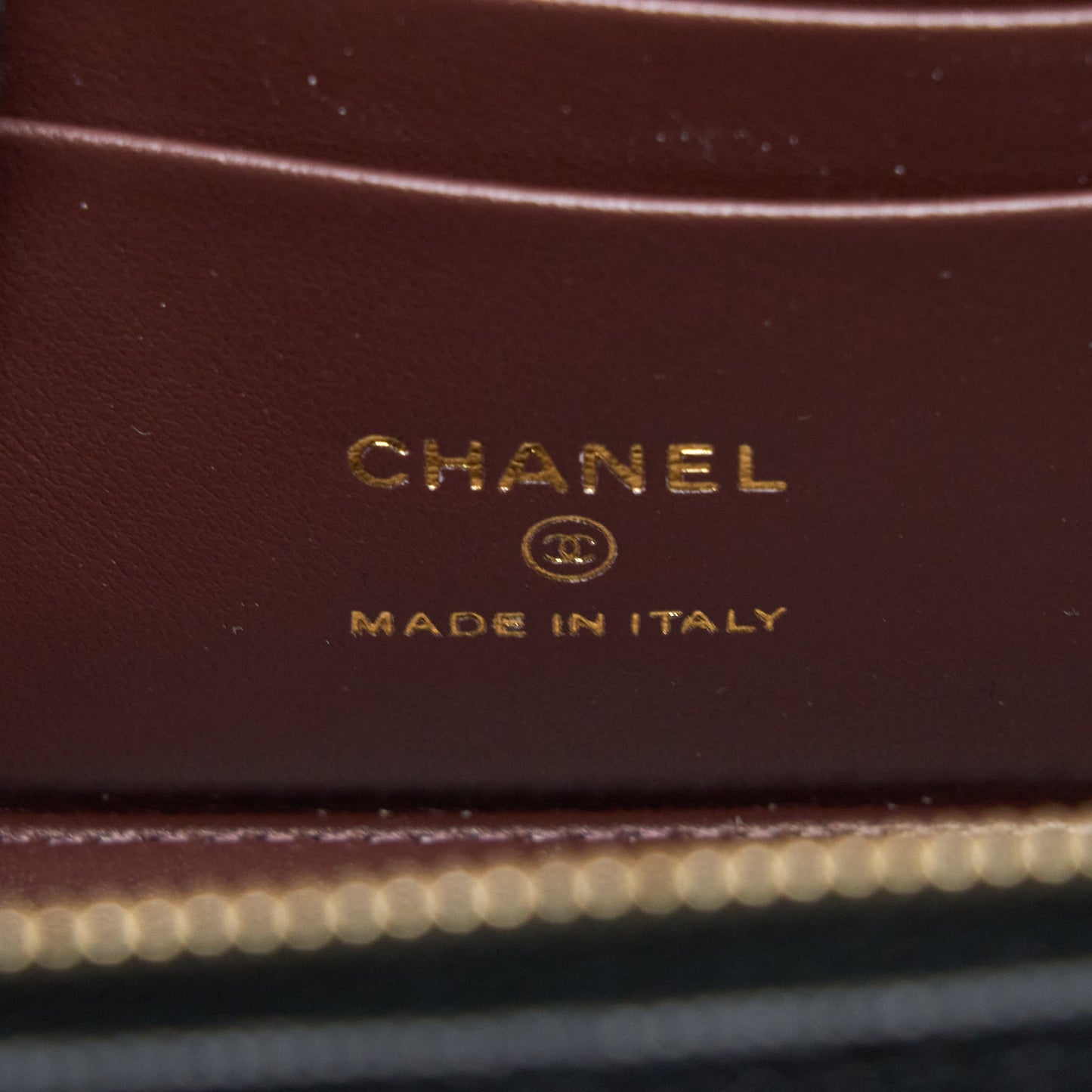 Chanel Long Vanity Case Caviar Black LGHW (Microchip)