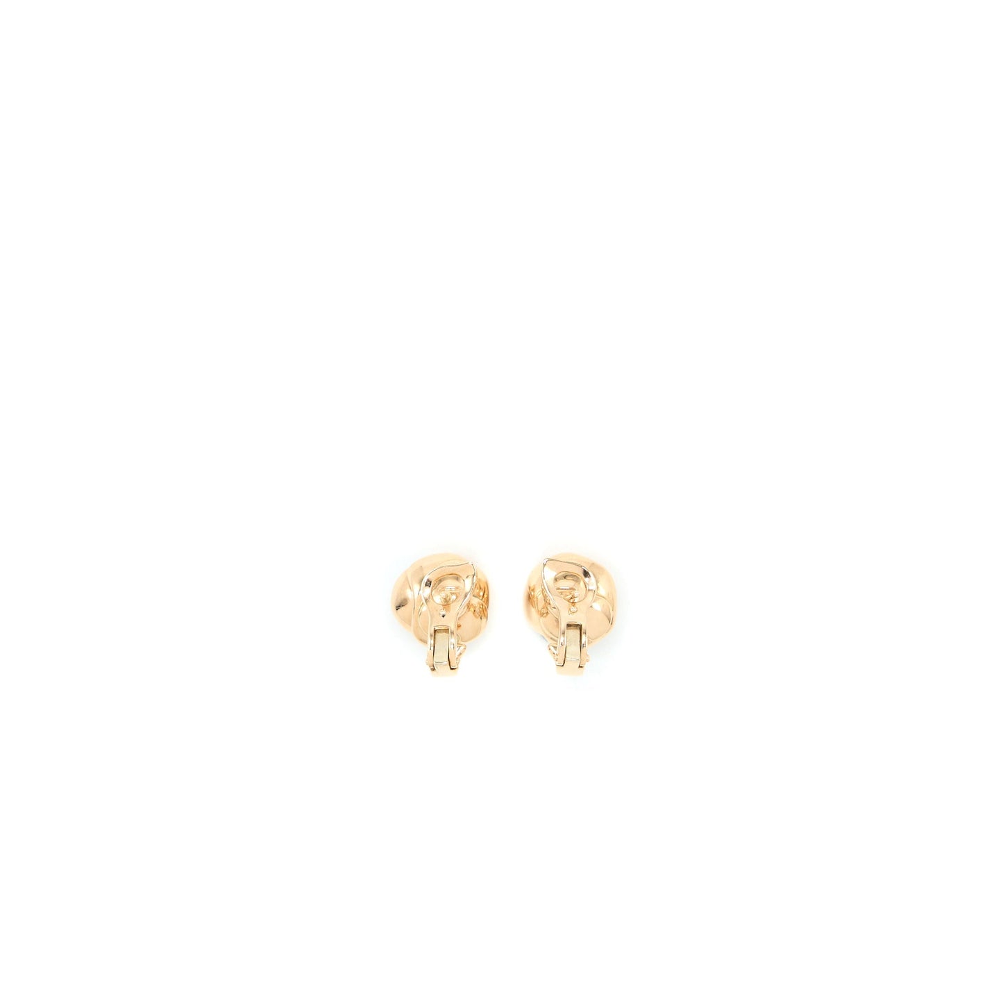 Luxury Dior Large Rose Luxury Dior Couture Earrings with Diamonds Rose Gold Tone