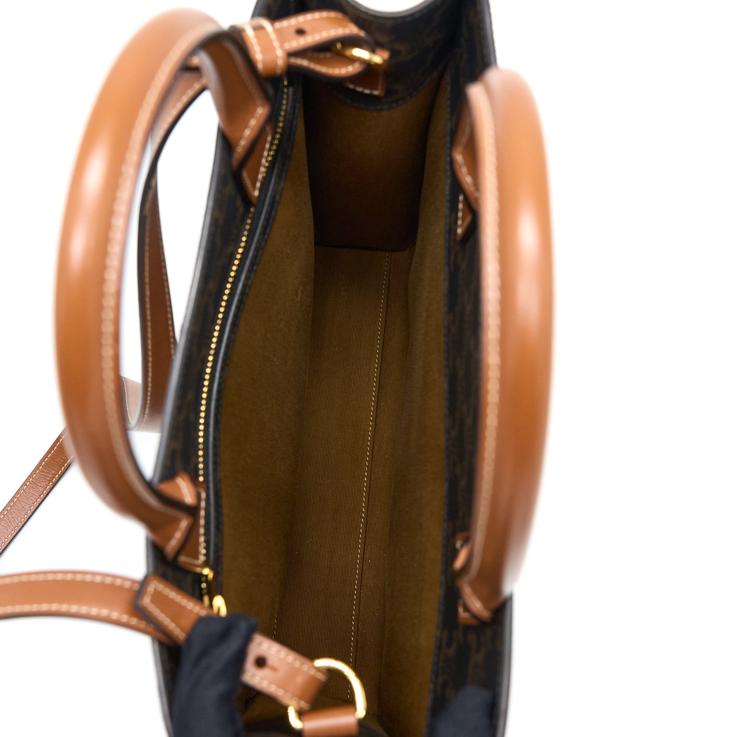 Celine Vertical Cabas Triomphe Canvas GHW