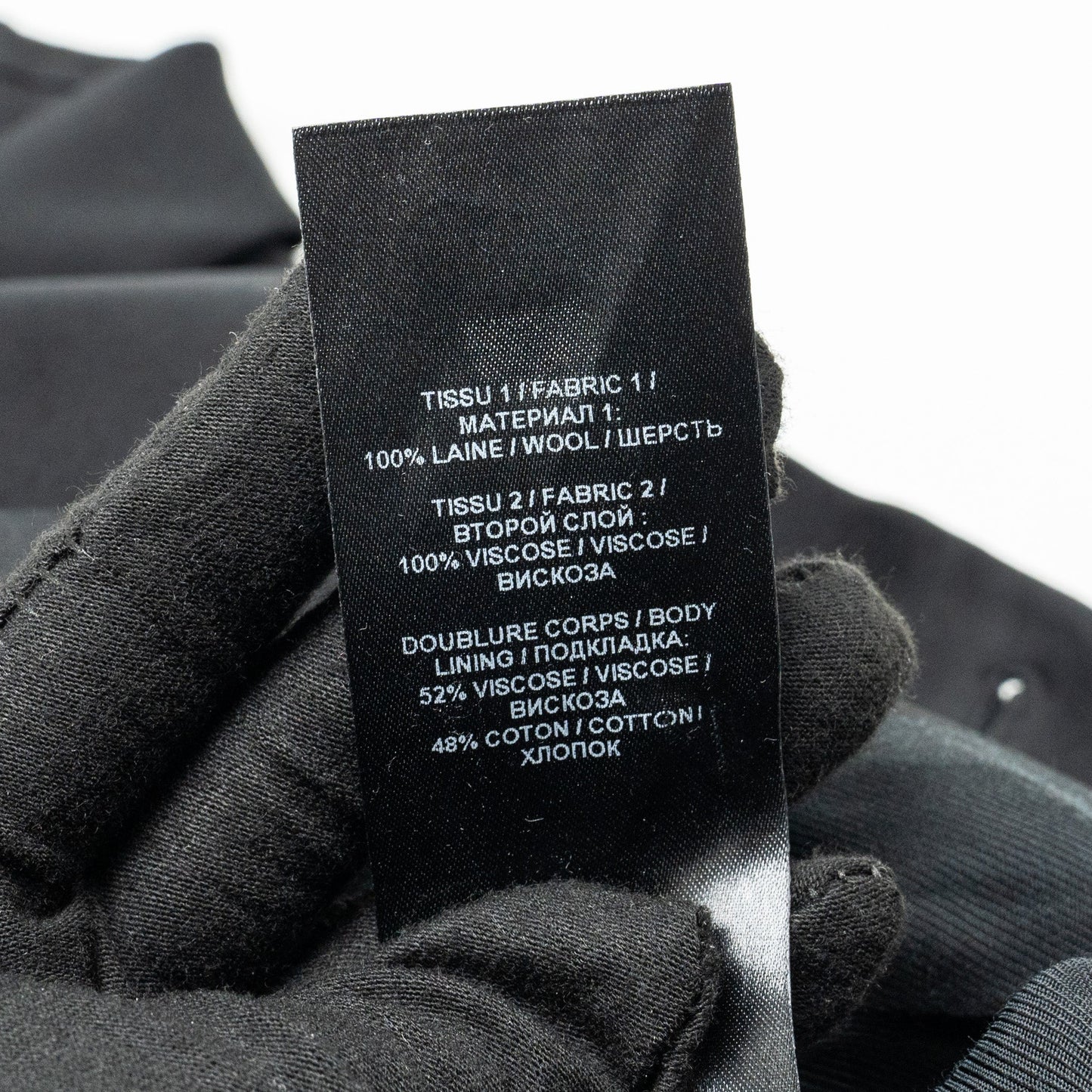 Balmain size 34 classic wool jacket black with gold button