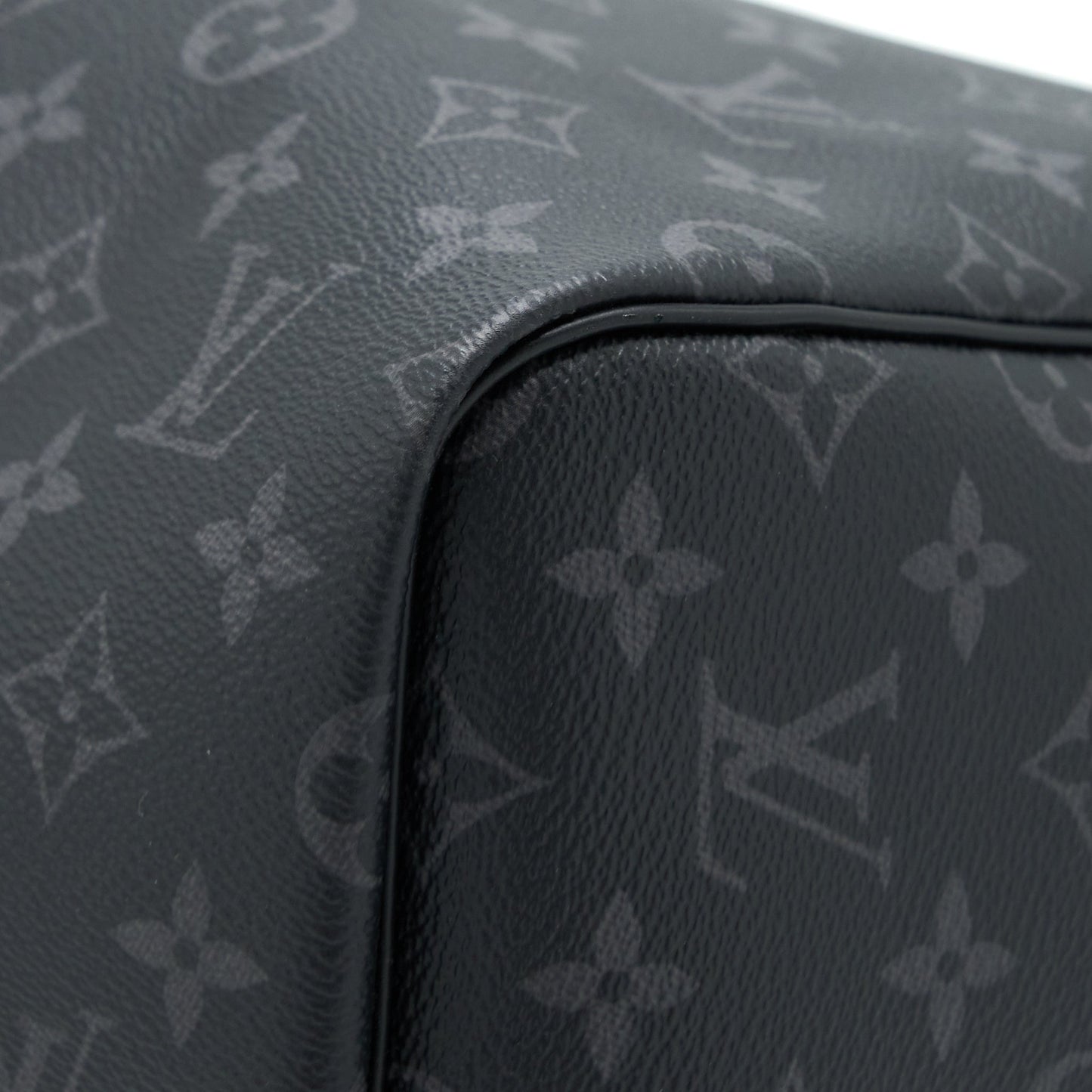 Louis Vuitton Keepall 55 with Shoulder Strap Monogram Eclipse Canvas SHW