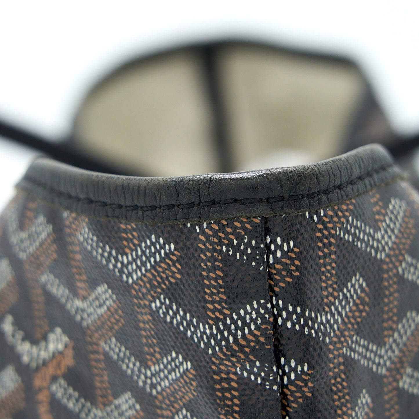 Goyard Artois PM Tote Canvas / Calfskin Black