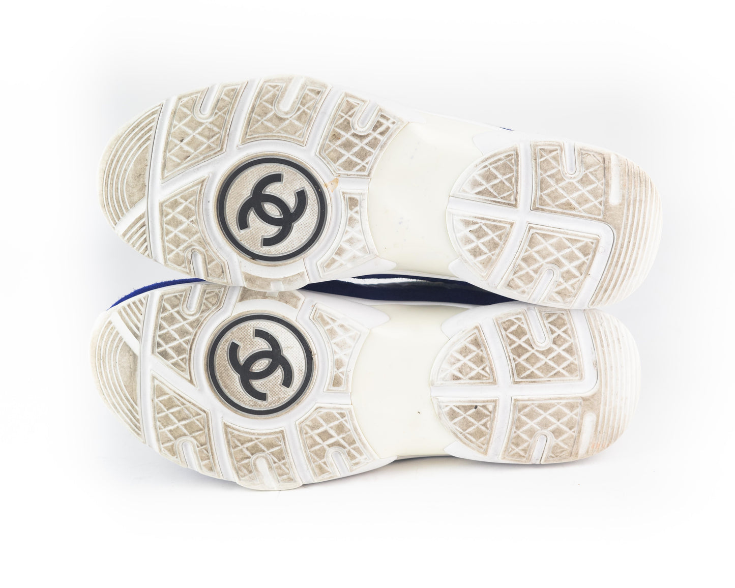 Chanel Multicolor Suede and Nylon Calfskin Sneakers