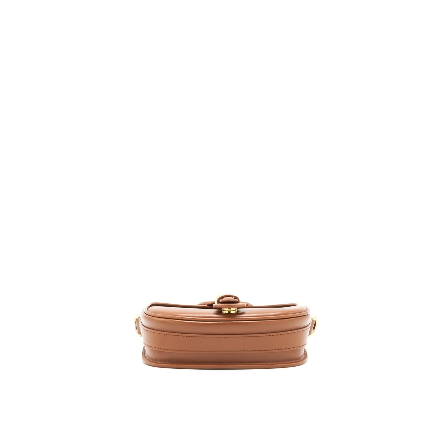Christian Luxury Dior SMALL BOBBY BAG Calfskin Brown GHW