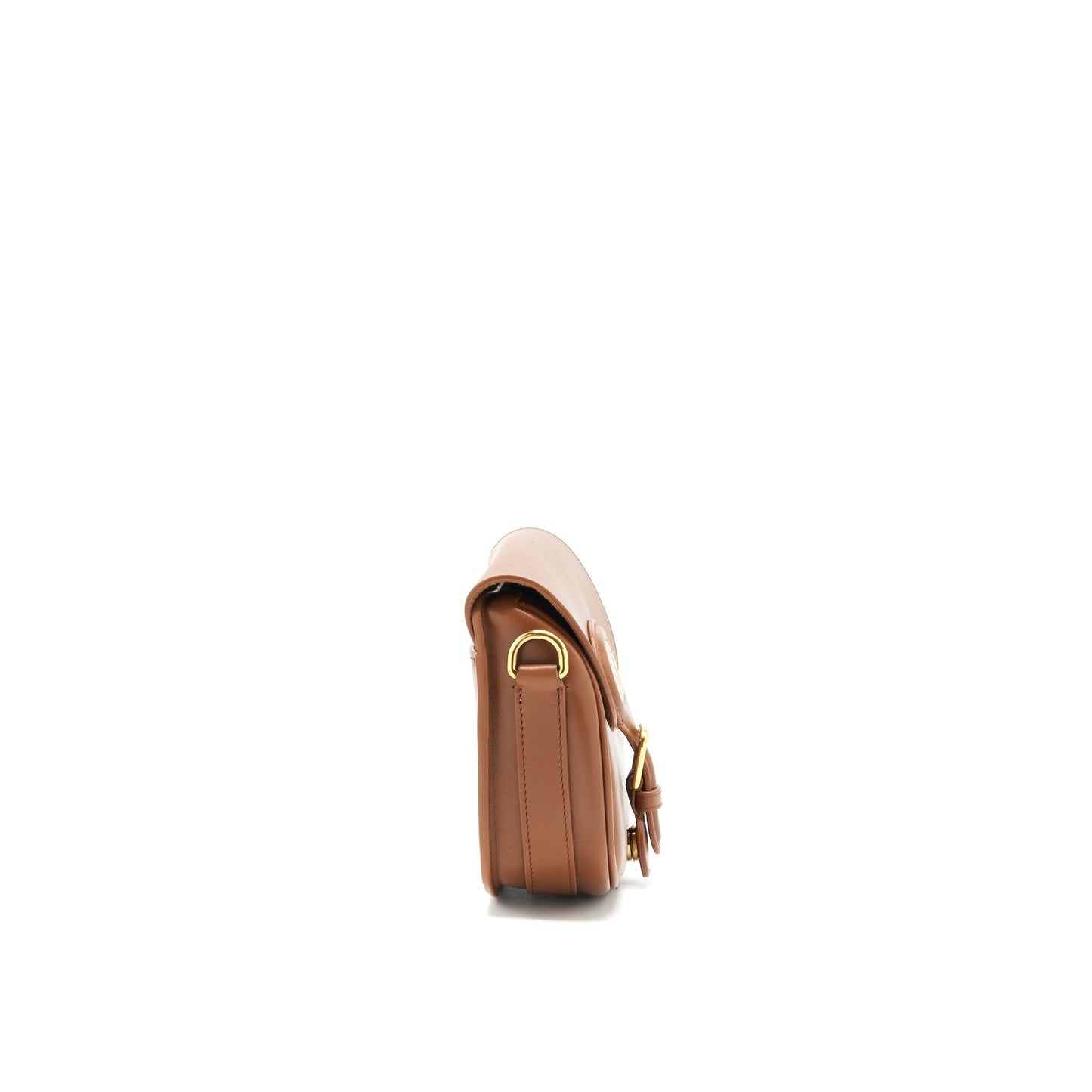 Christian Luxury Dior SMALL BOBBY BAG Calfskin Brown GHW