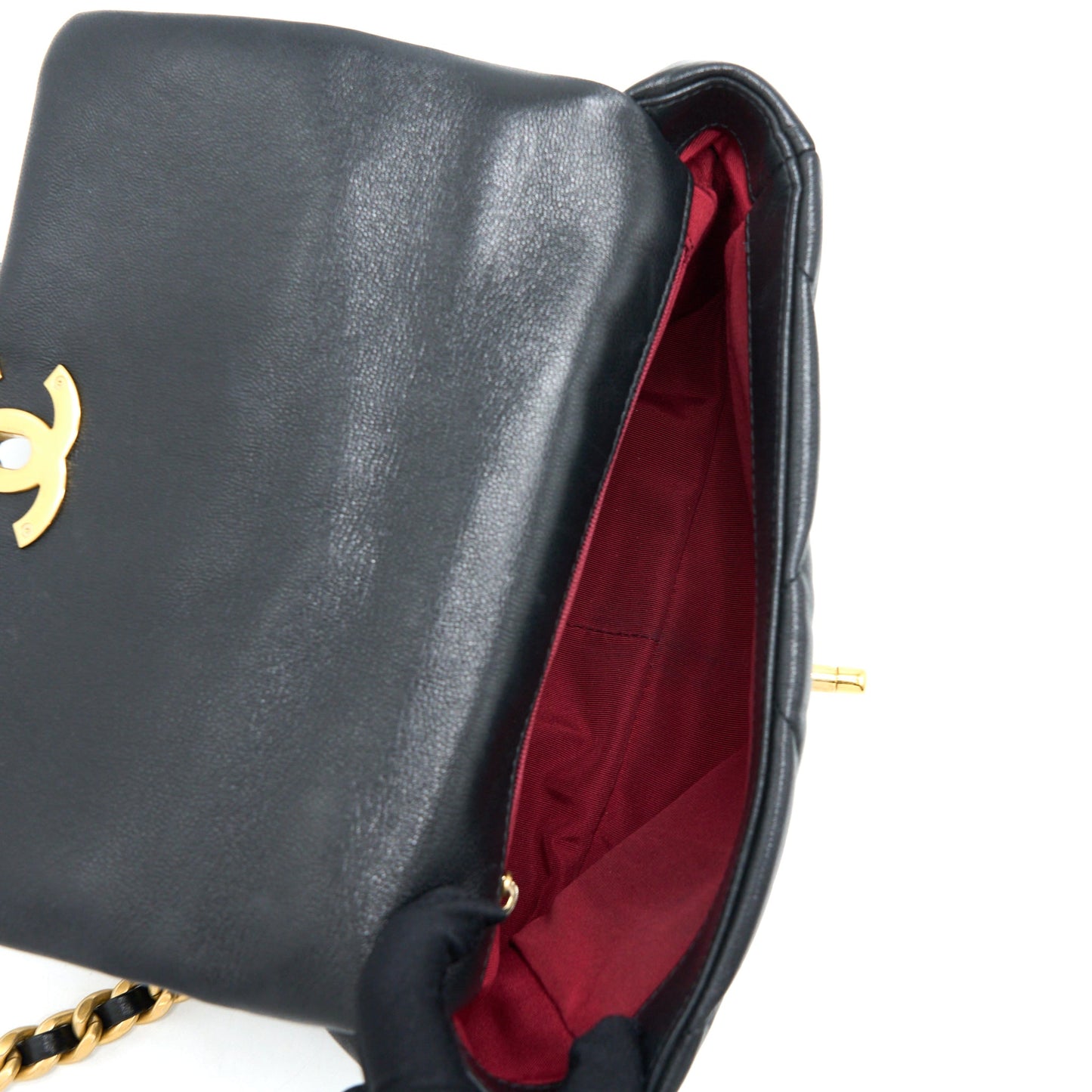 Chanel Small 19 Bag Goatskin Black GHW