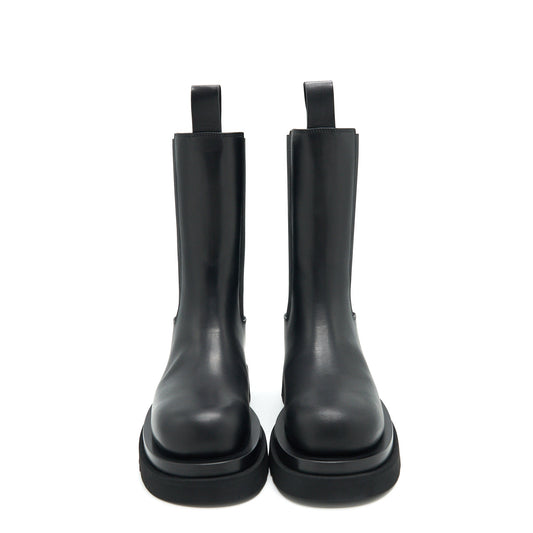 Bottega Veneta size 37.5 Lug Boots Black