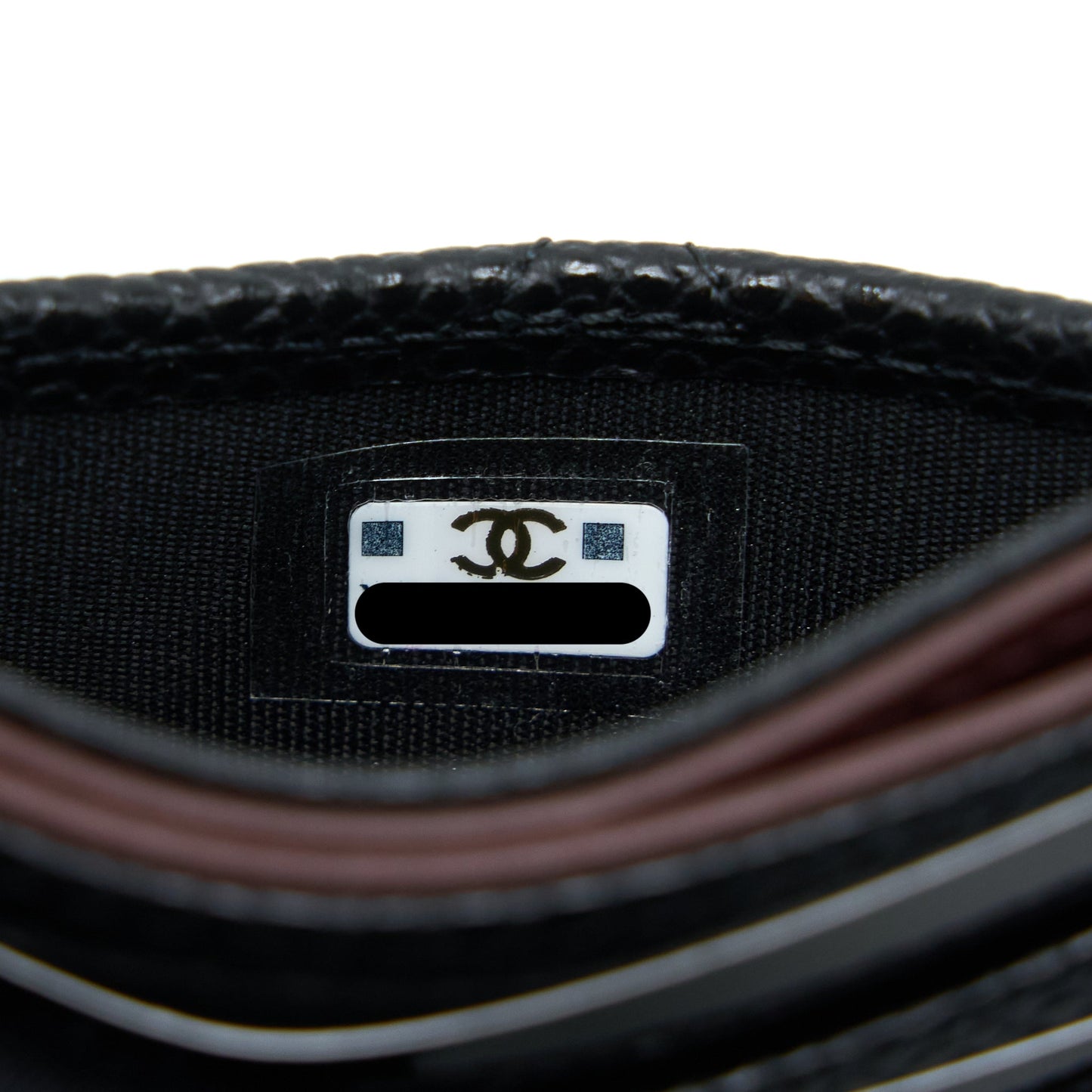 Chanel Classic Card Holder Caviar Black SHW (Microchip)