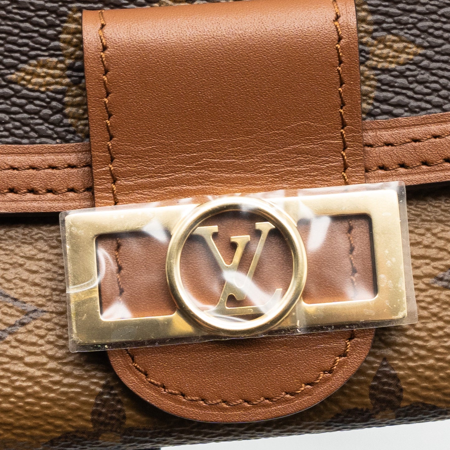Louis Vuitton Dauphine compact wallet monogram canvas GHW