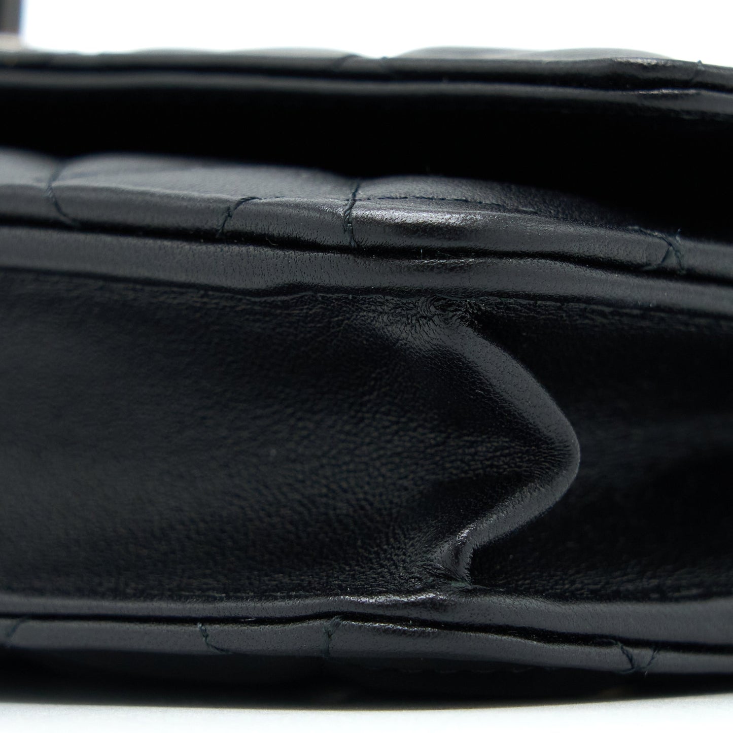 Chanel Trendy CC Wallet on Chain Lambskin So Black with Black Hardware (Microchip)