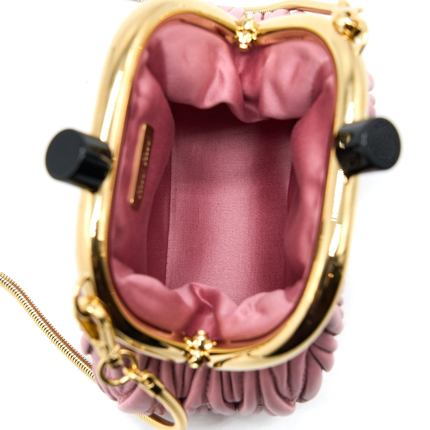 Miu Miu Miu Belle Mini Bag Nappa Pink GHW