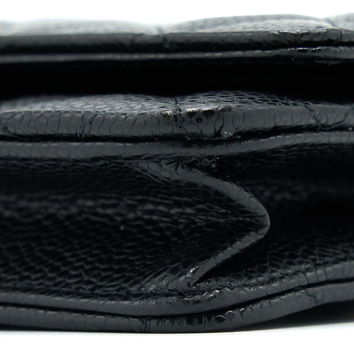 Chanel Classic Wallet On Chain Caviar Black GHW (Microchip)