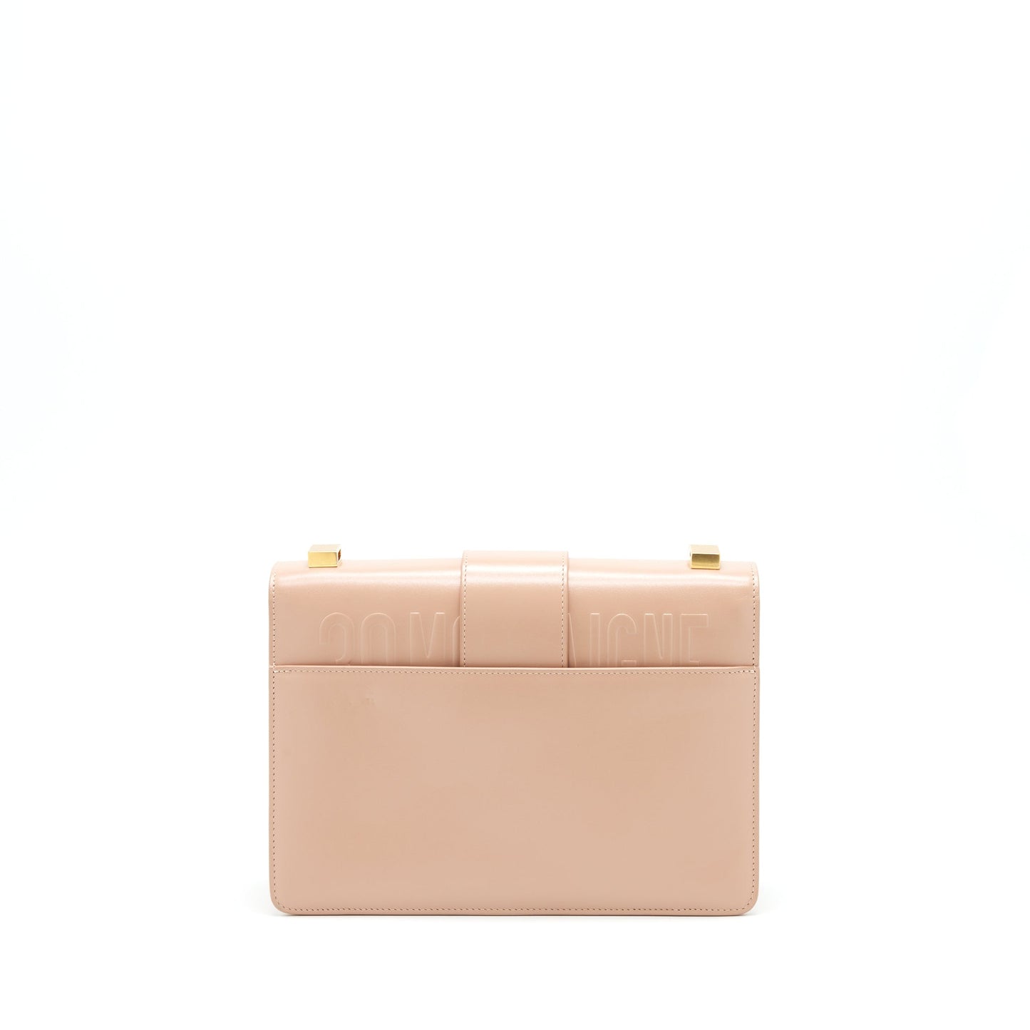 Luxury Dior Montaigne 24 Medium Flap Bag Beige Pink with GHW