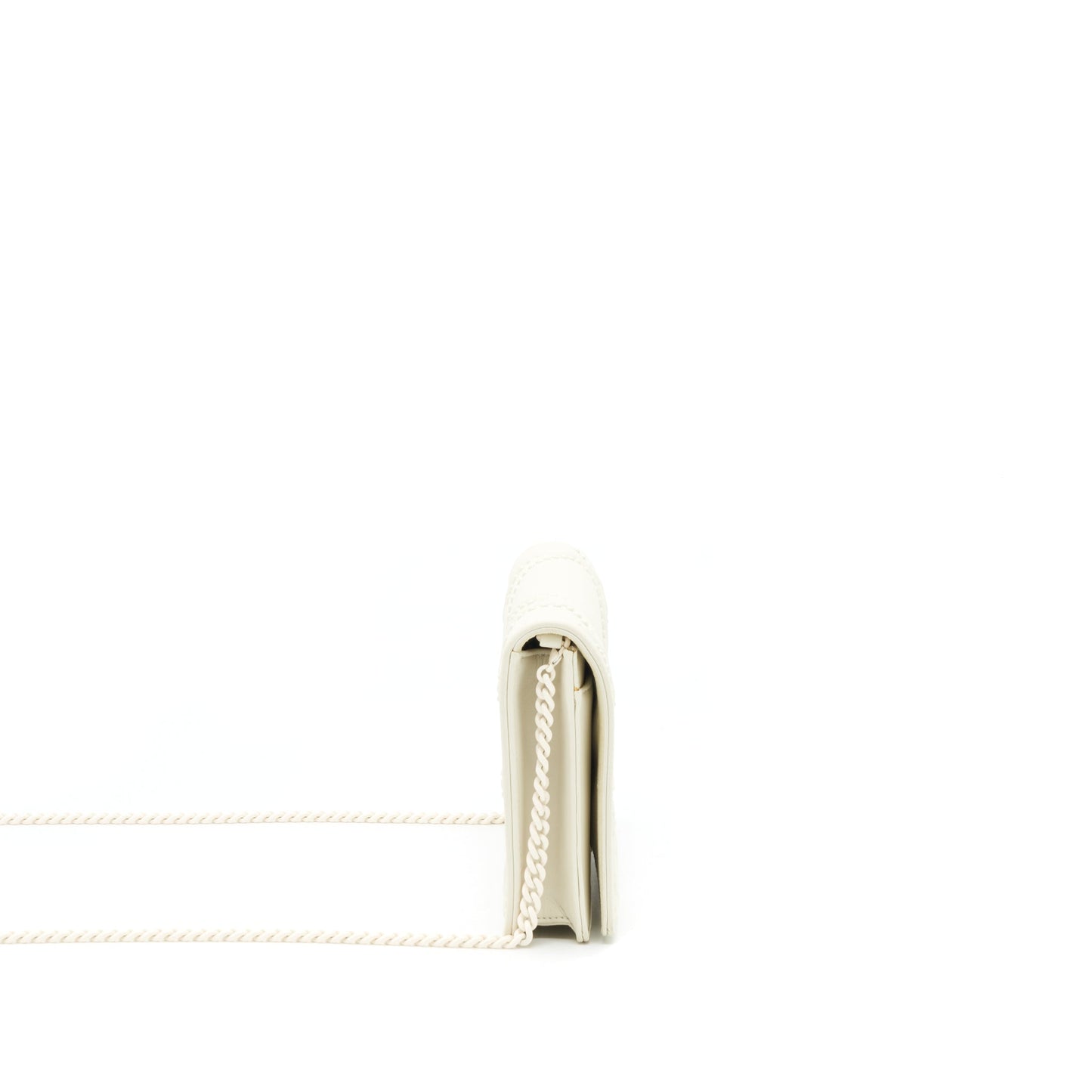 Luxury Dior Luxury Diorama Wallet On Chain White With White Hardware