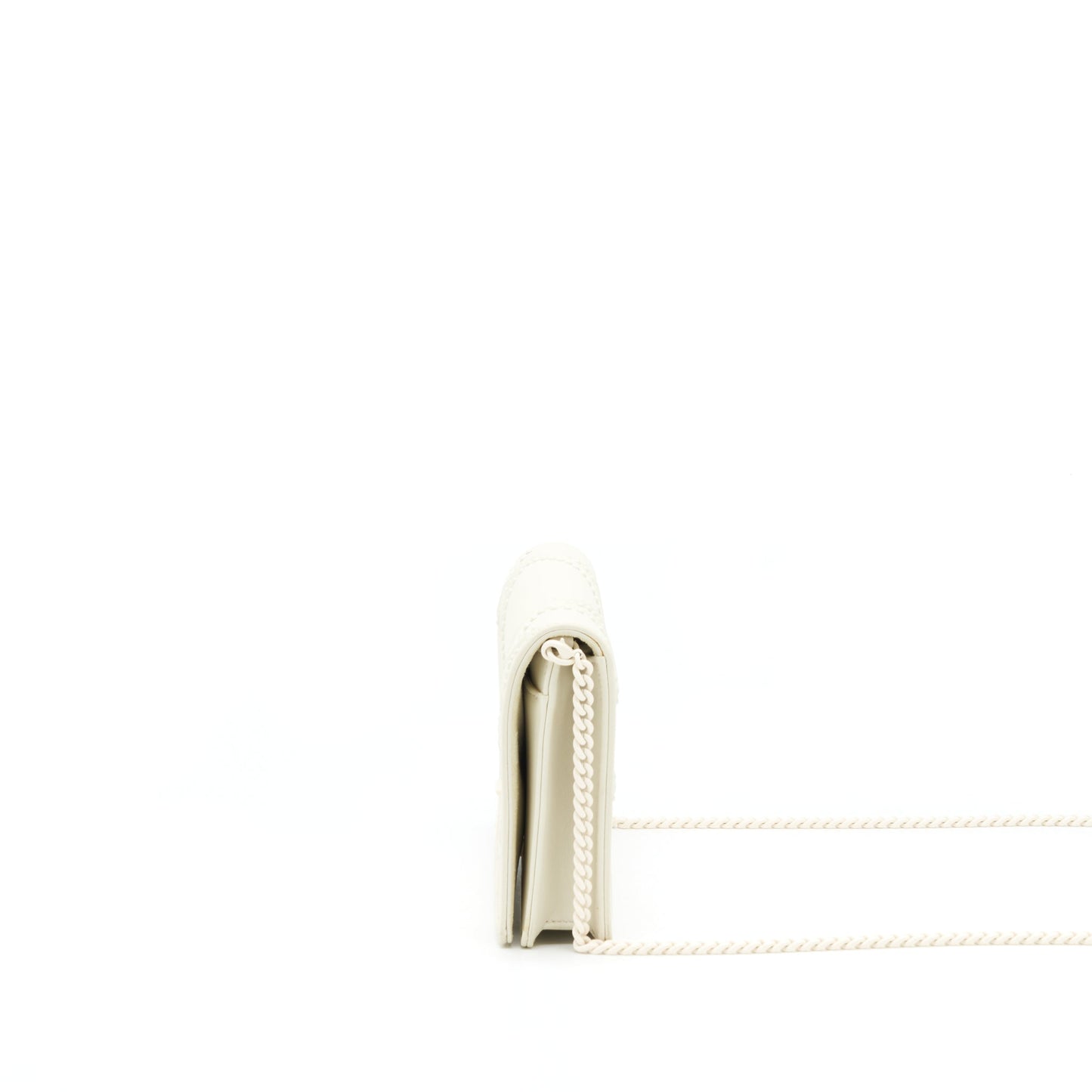 Luxury Dior Luxury Diorama Wallet On Chain White With White Hardware