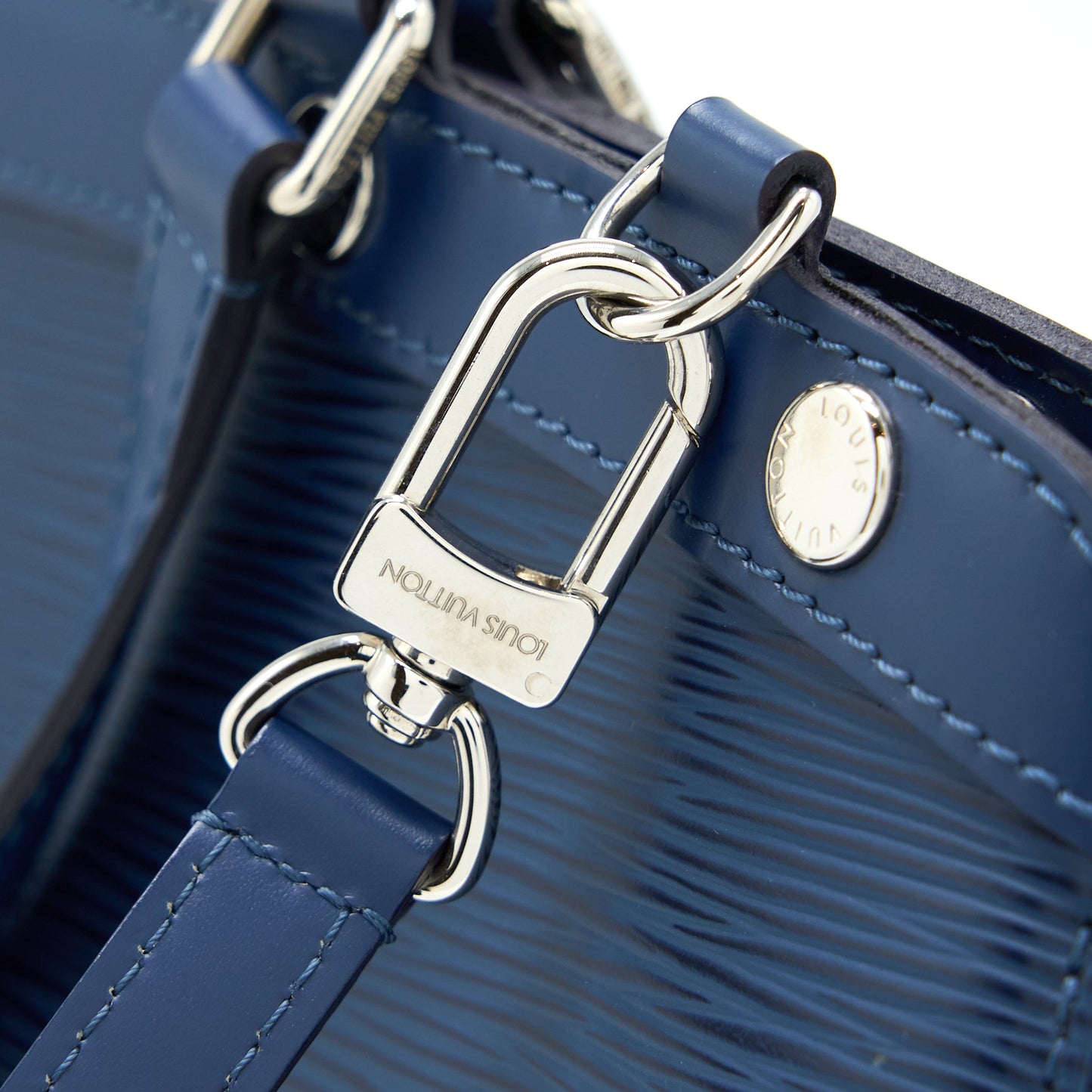 Louis Vuitton Brea MM Epi Indigo SHW
