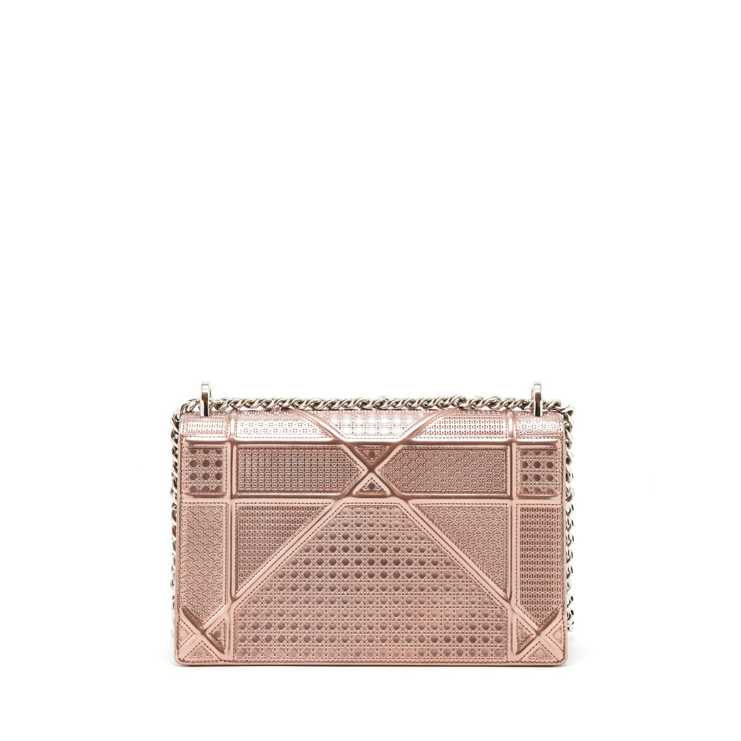 Luxury Dior Medium Luxury Diorama Metallic Pink SHW