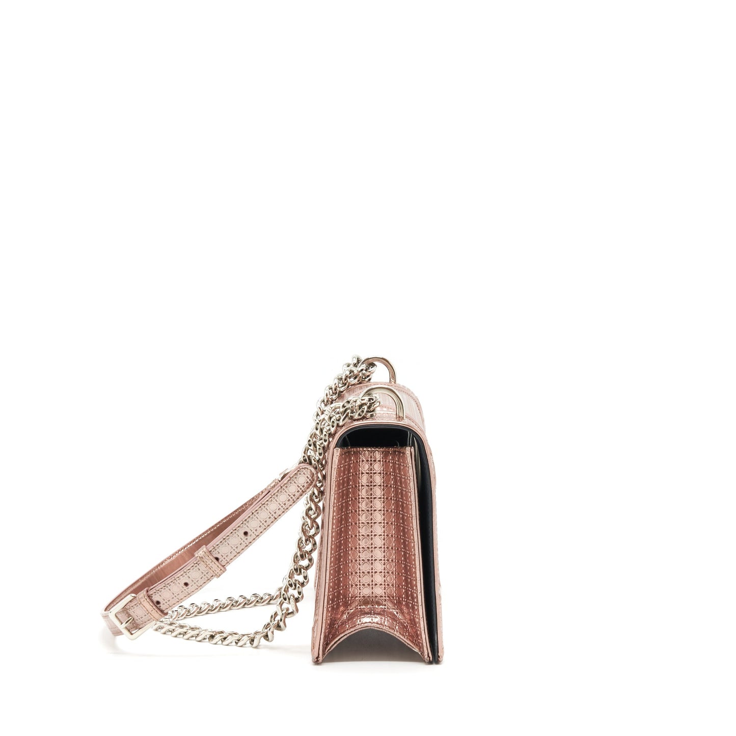 Luxury Dior Medium Luxury Diorama Metallic Pink SHW
