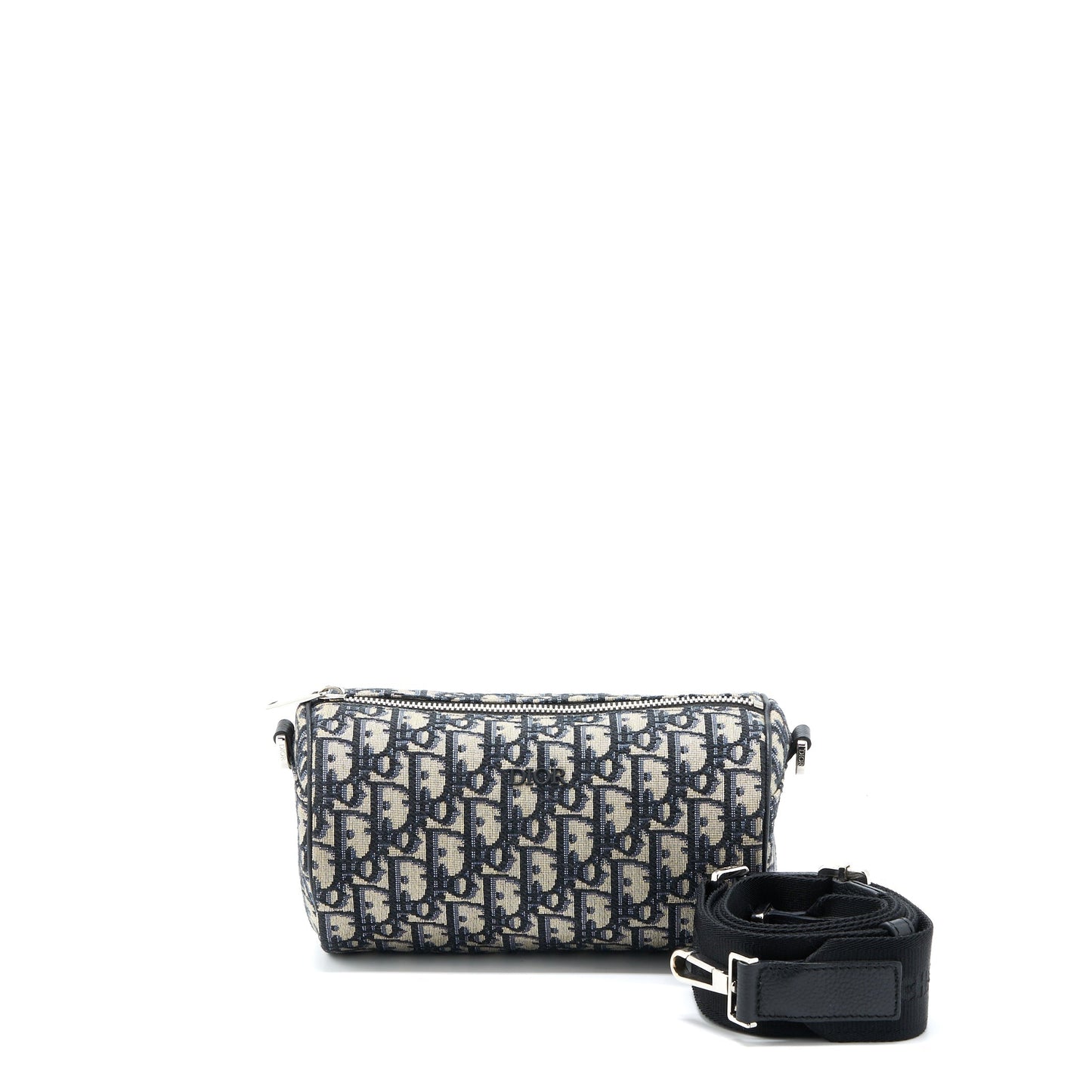 Luxury Dior Roller Messenger Bag Blue Oblique Jacquard