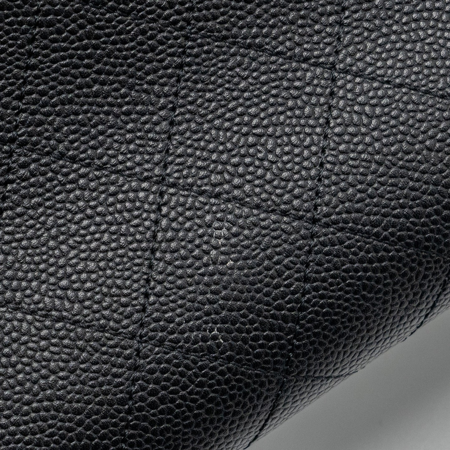 Chanel Chains Tote Bag Caviar Black Brushed GHW