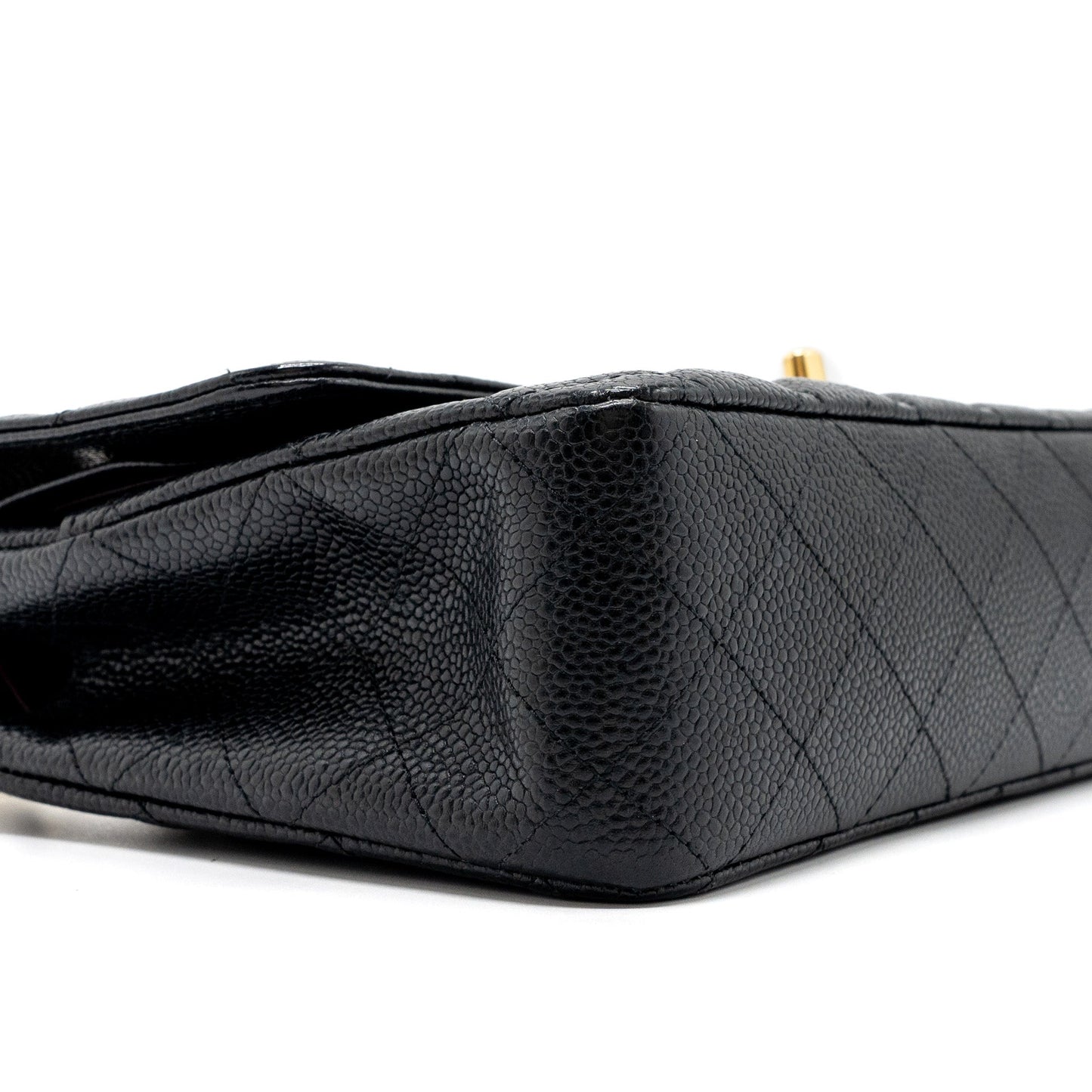 Chanel medium classic double flap bag caviar GHW