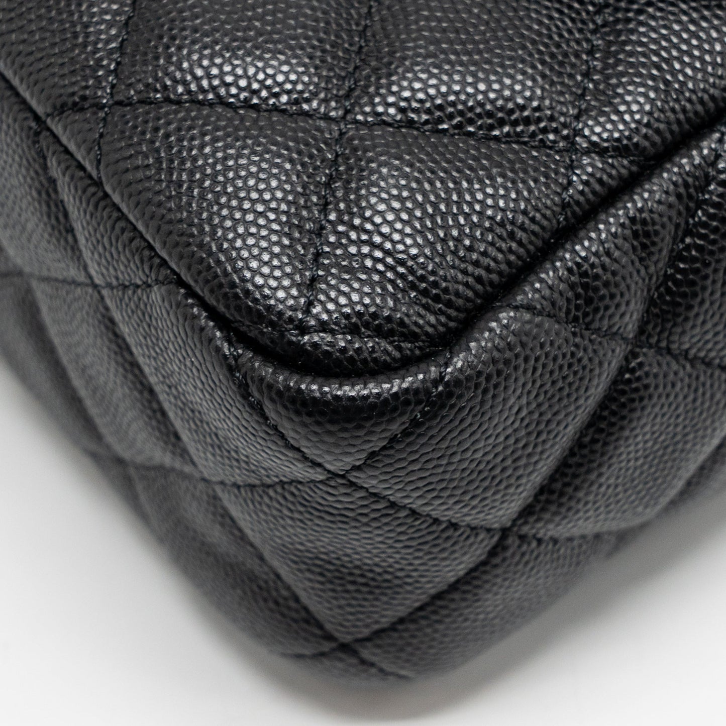 Chanel small hobo crossbody bag caviar black GHW (microchip)