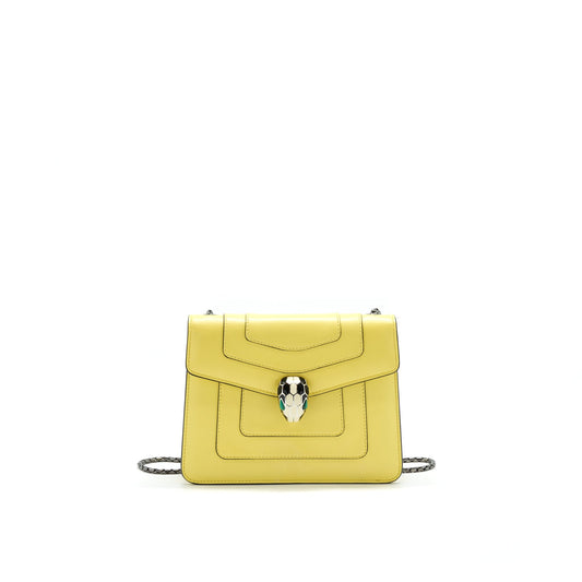 BVLGARI SERPENTI FOREVER CROSSBODY BAG IN YELLOW BHW